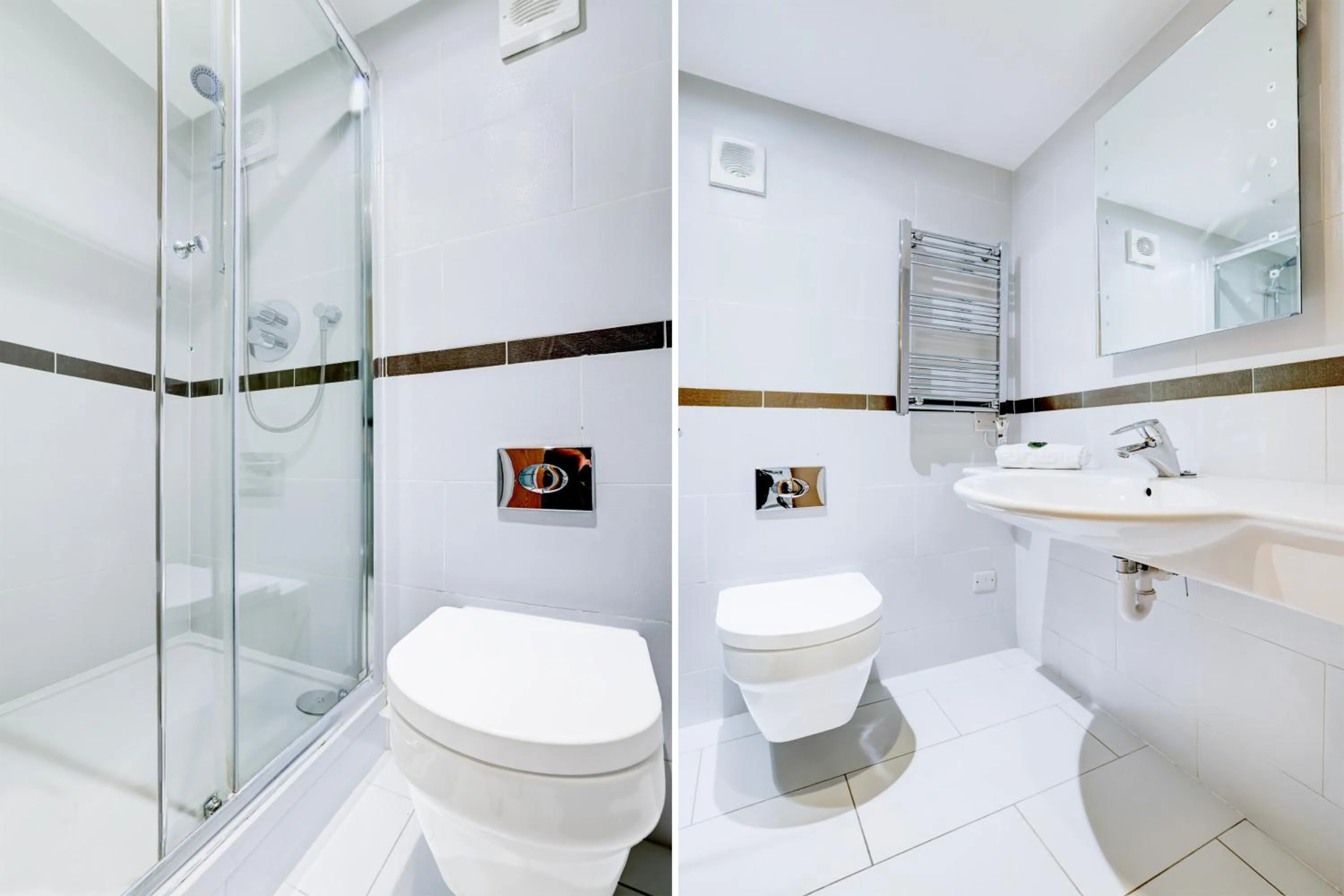 Bathroom in OYO The Chiltern Hotel