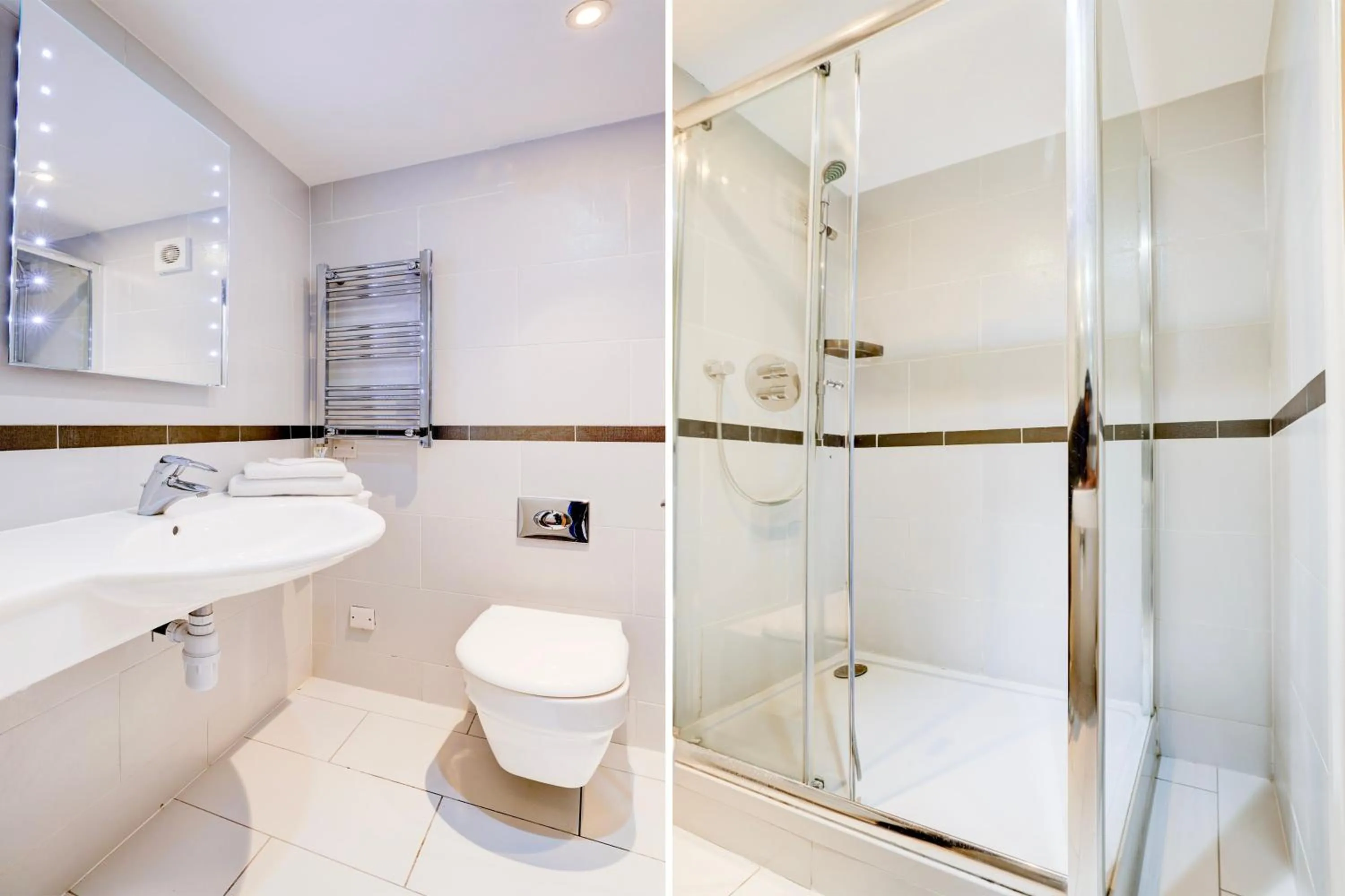 Bathroom in OYO The Chiltern Hotel