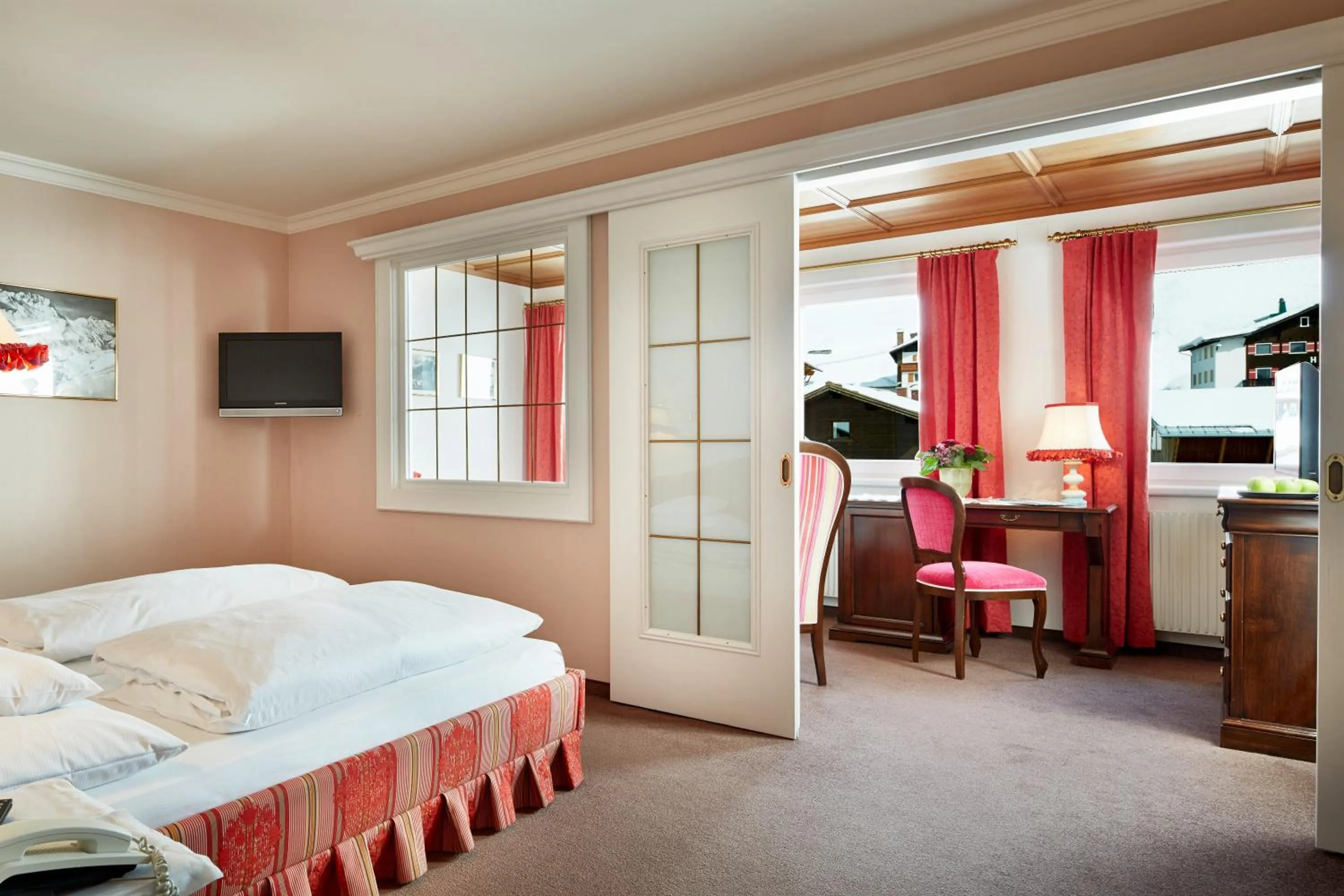 Bed in Hotel Hirlanda