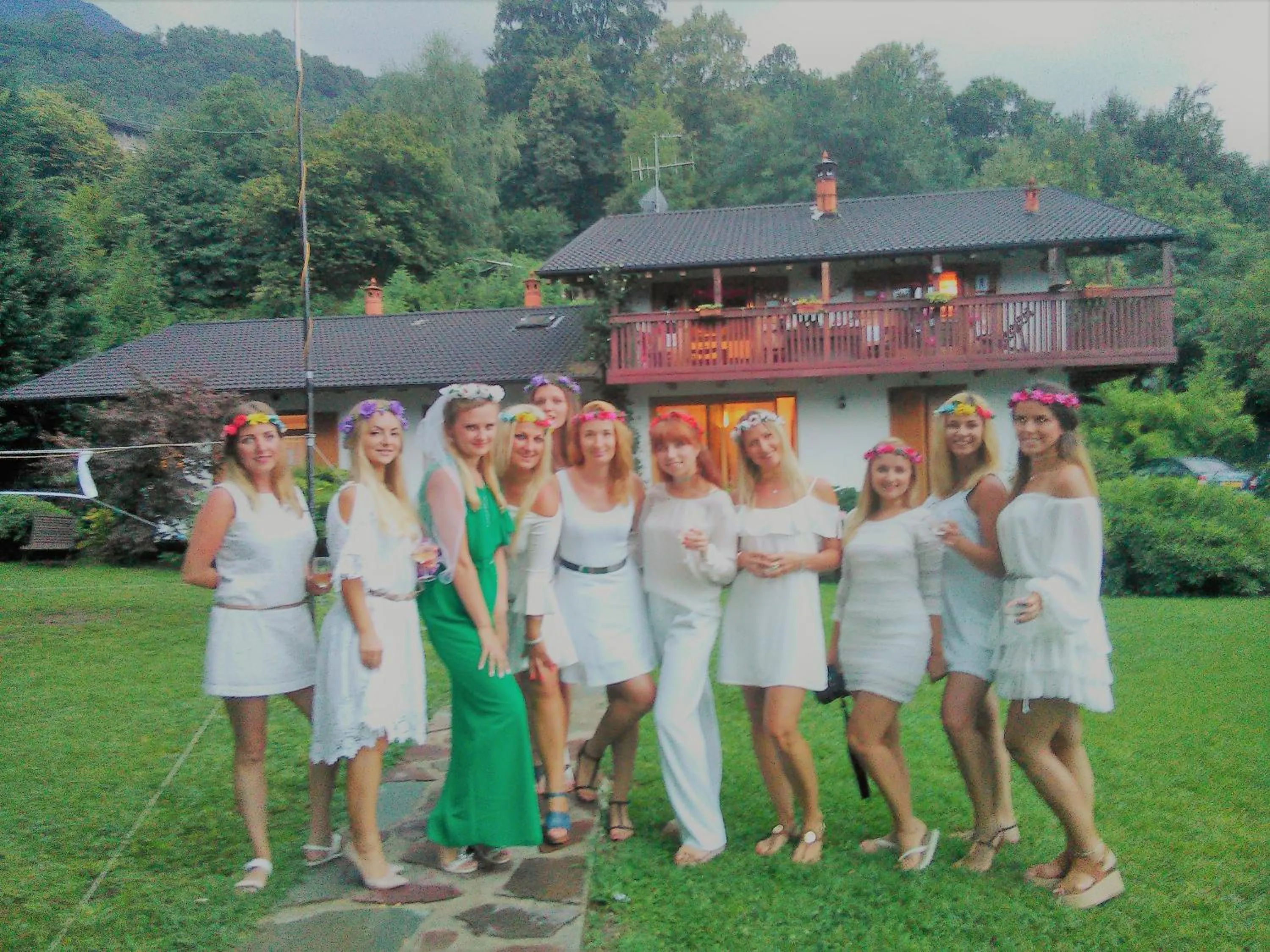 group of guests in Villadina Farm