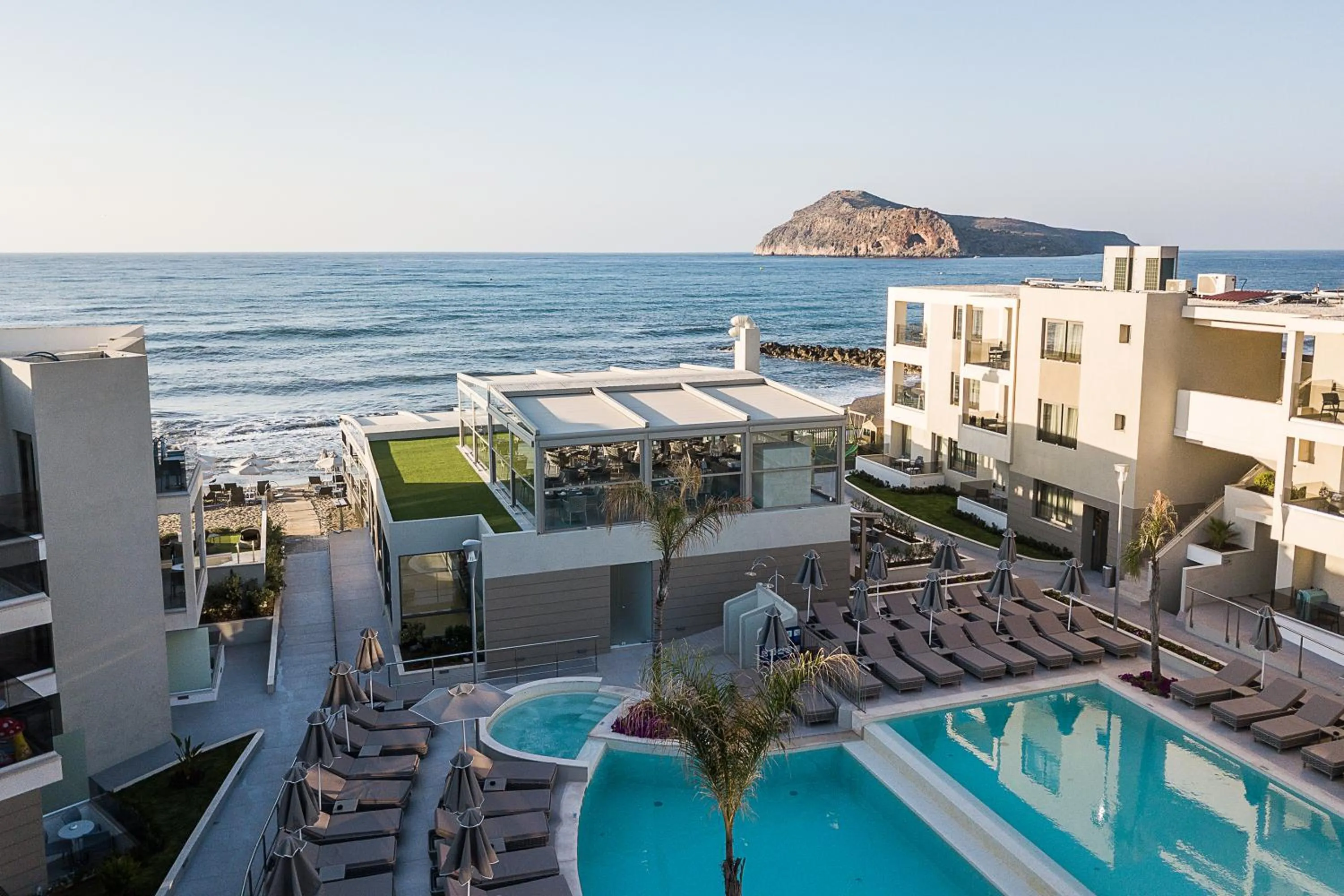 Pool view in Porto Platanias Beach Luxury Selection - Adults Only