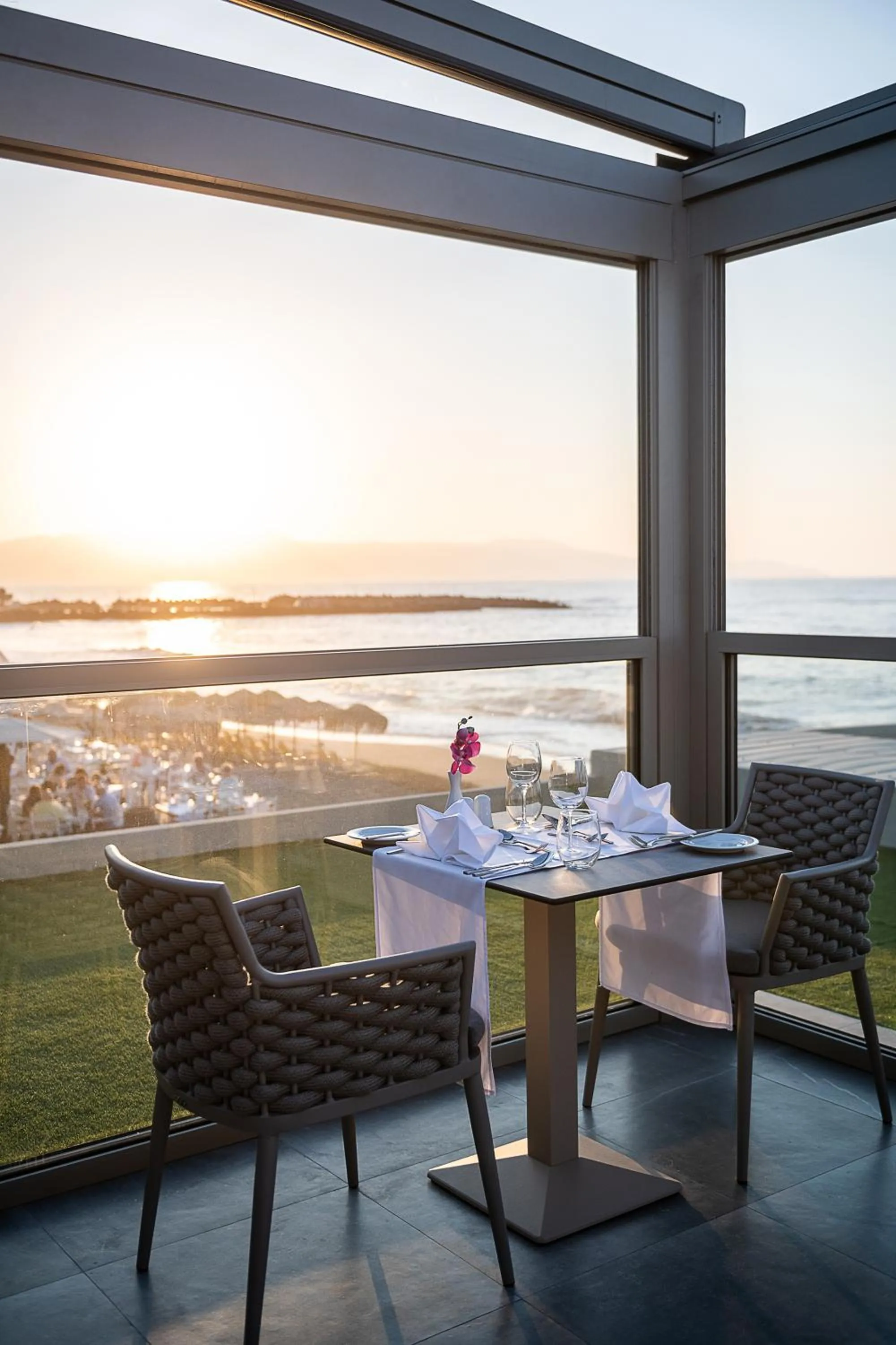 Sunset in Porto Platanias Beach Luxury Selection - Adults Only