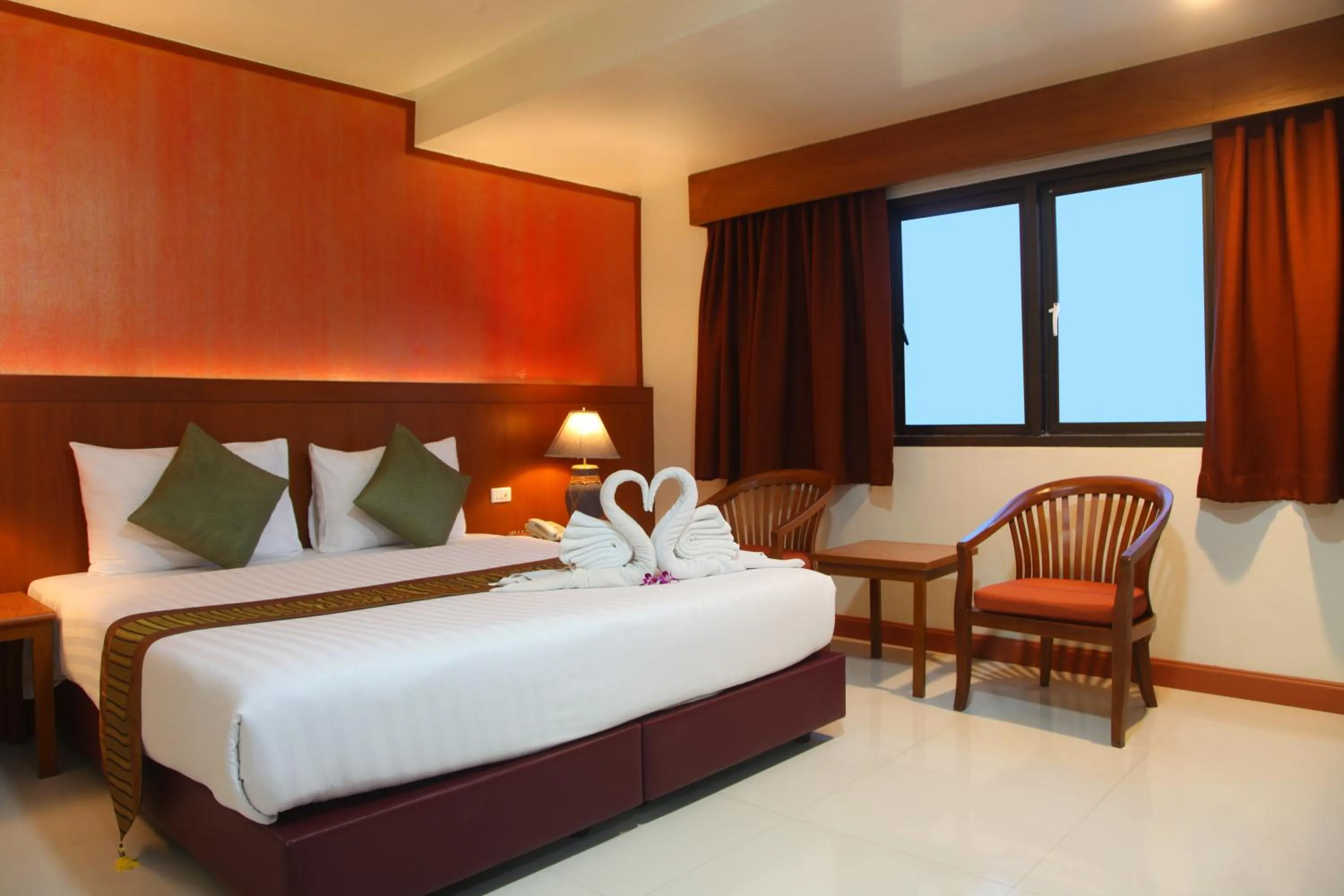 Bed in Orchid Resortel
