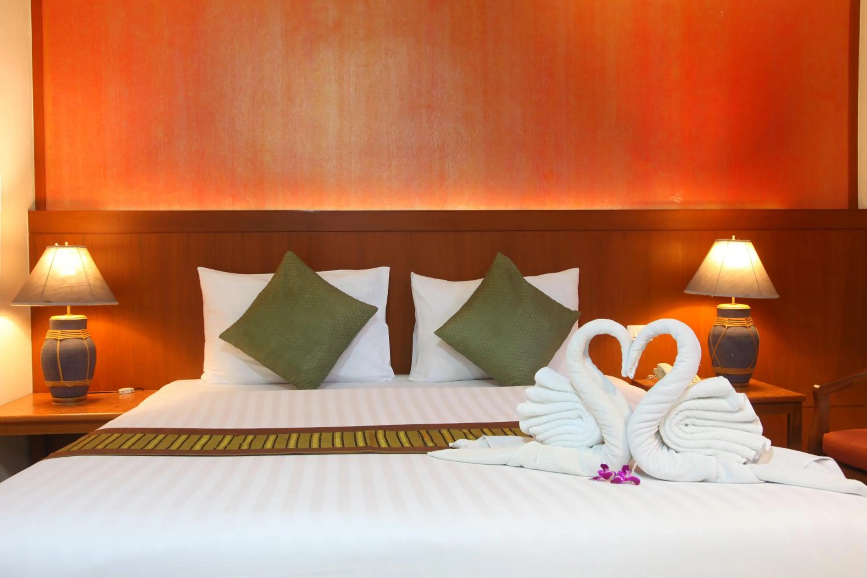 Bed in Orchid Resortel
