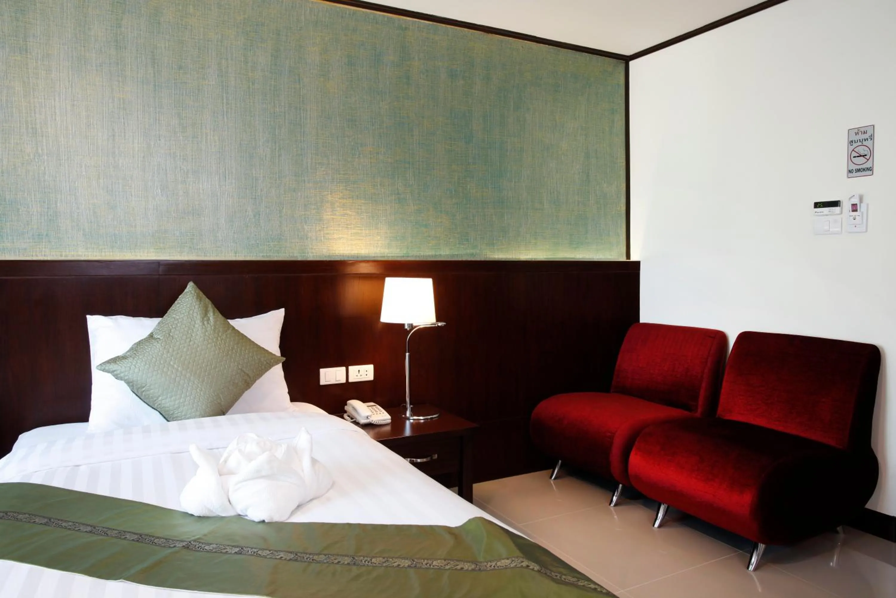 Bed in Orchid Resortel