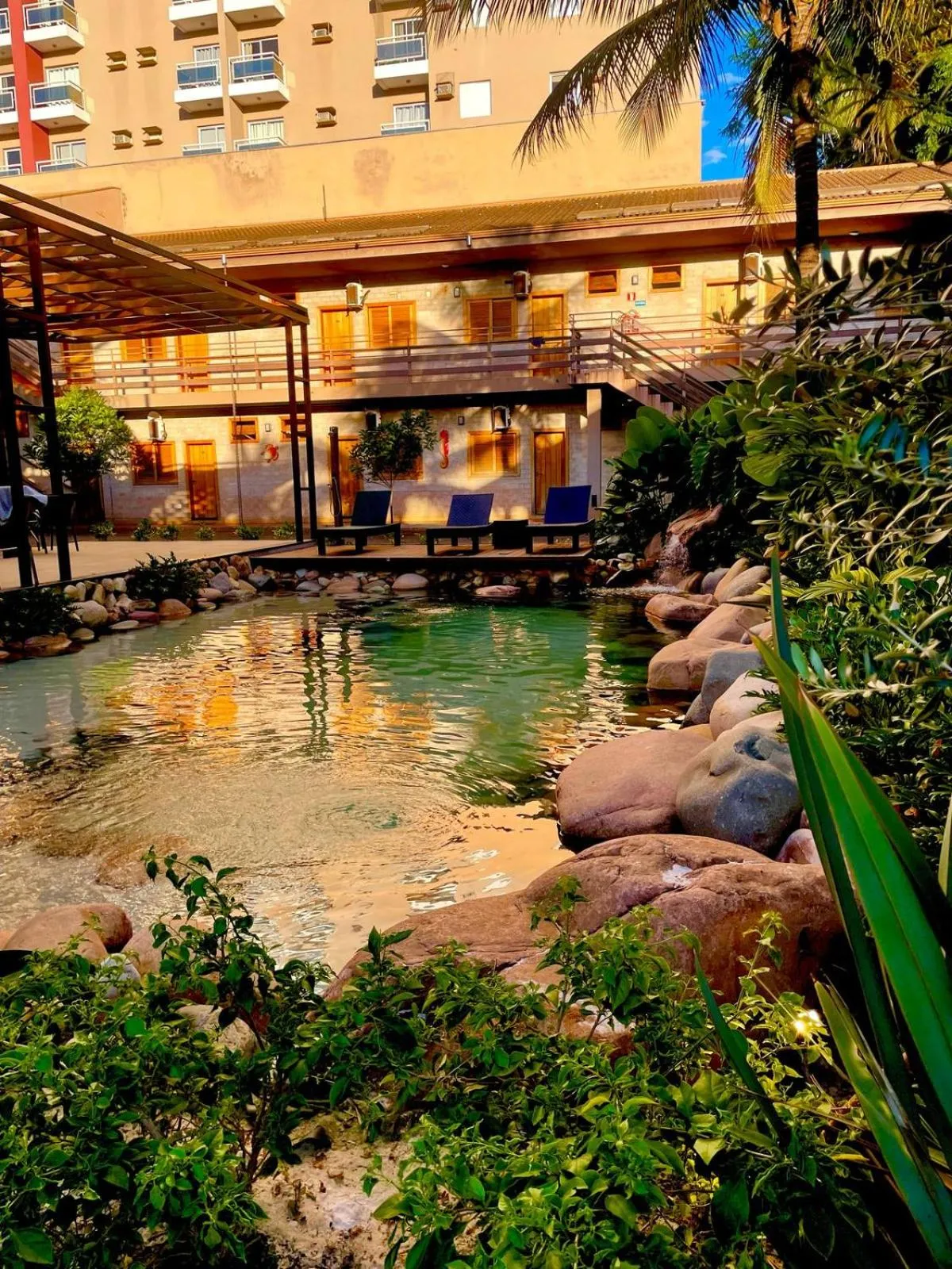 Swimming pool in Hotel Pousada Santa Rita