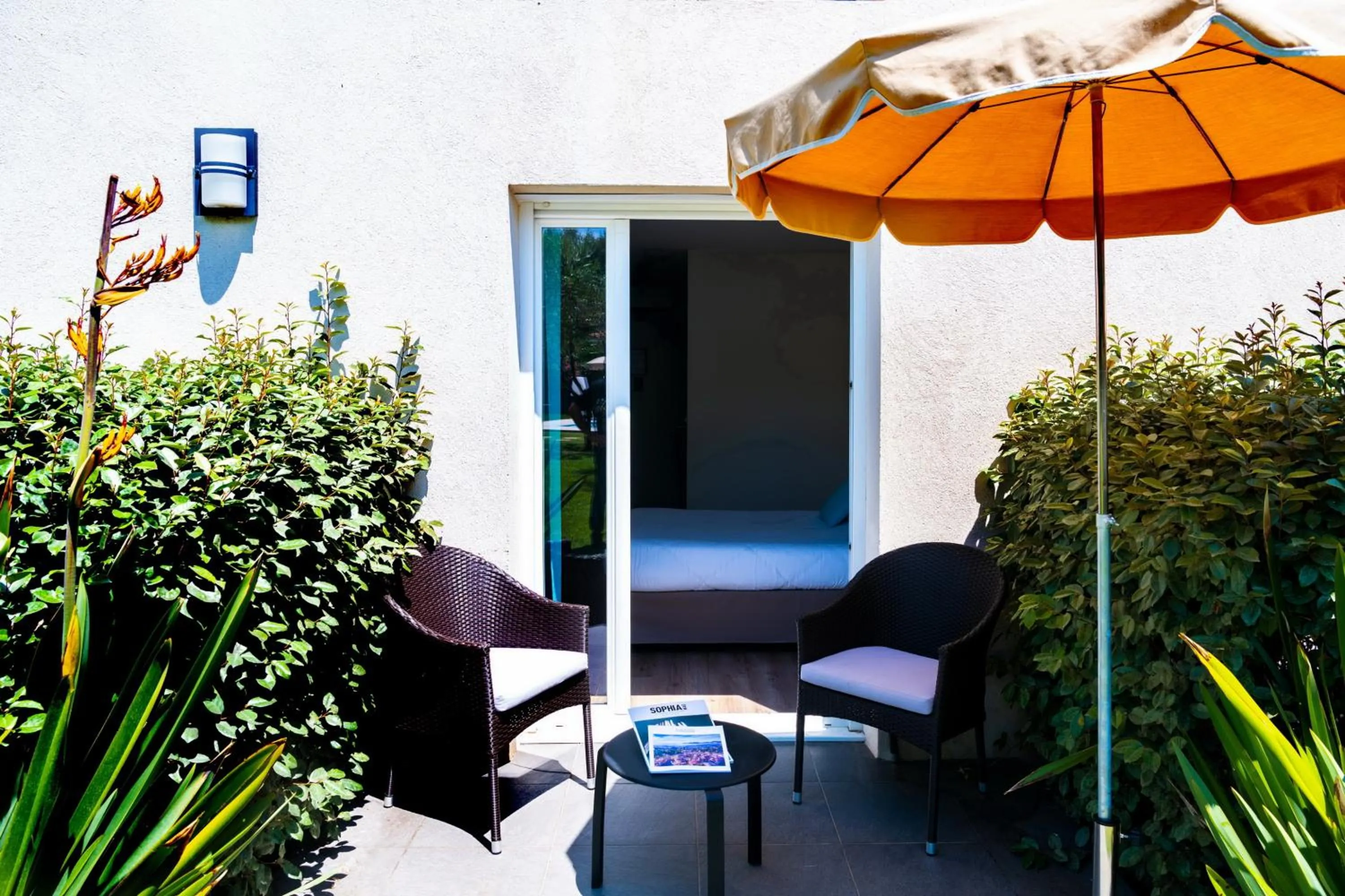 Balcony/Terrace in Hôtel Villa Sophia - ADULTS ONLY JULY AND AUGUST