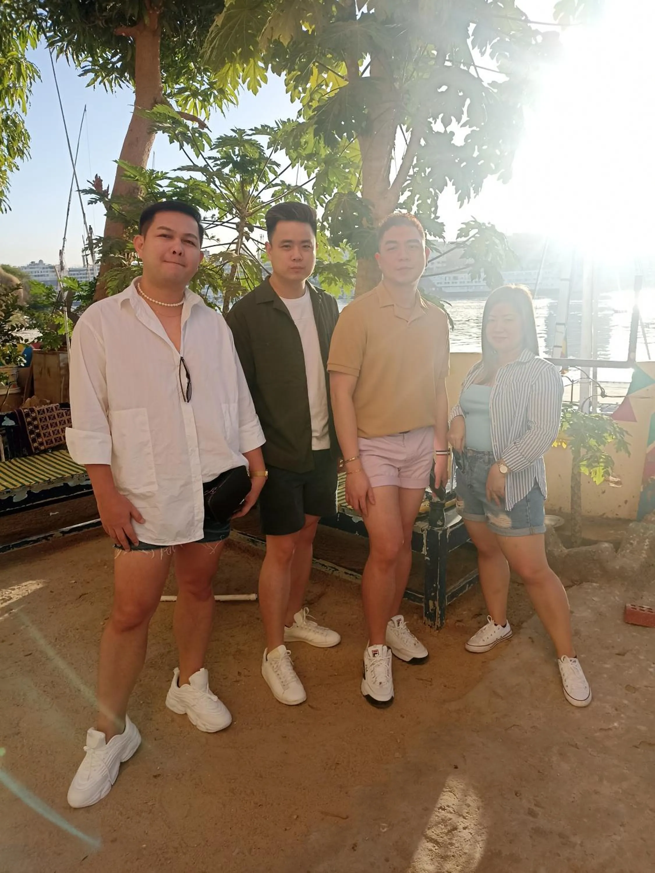 group of guests in Awi Guest House