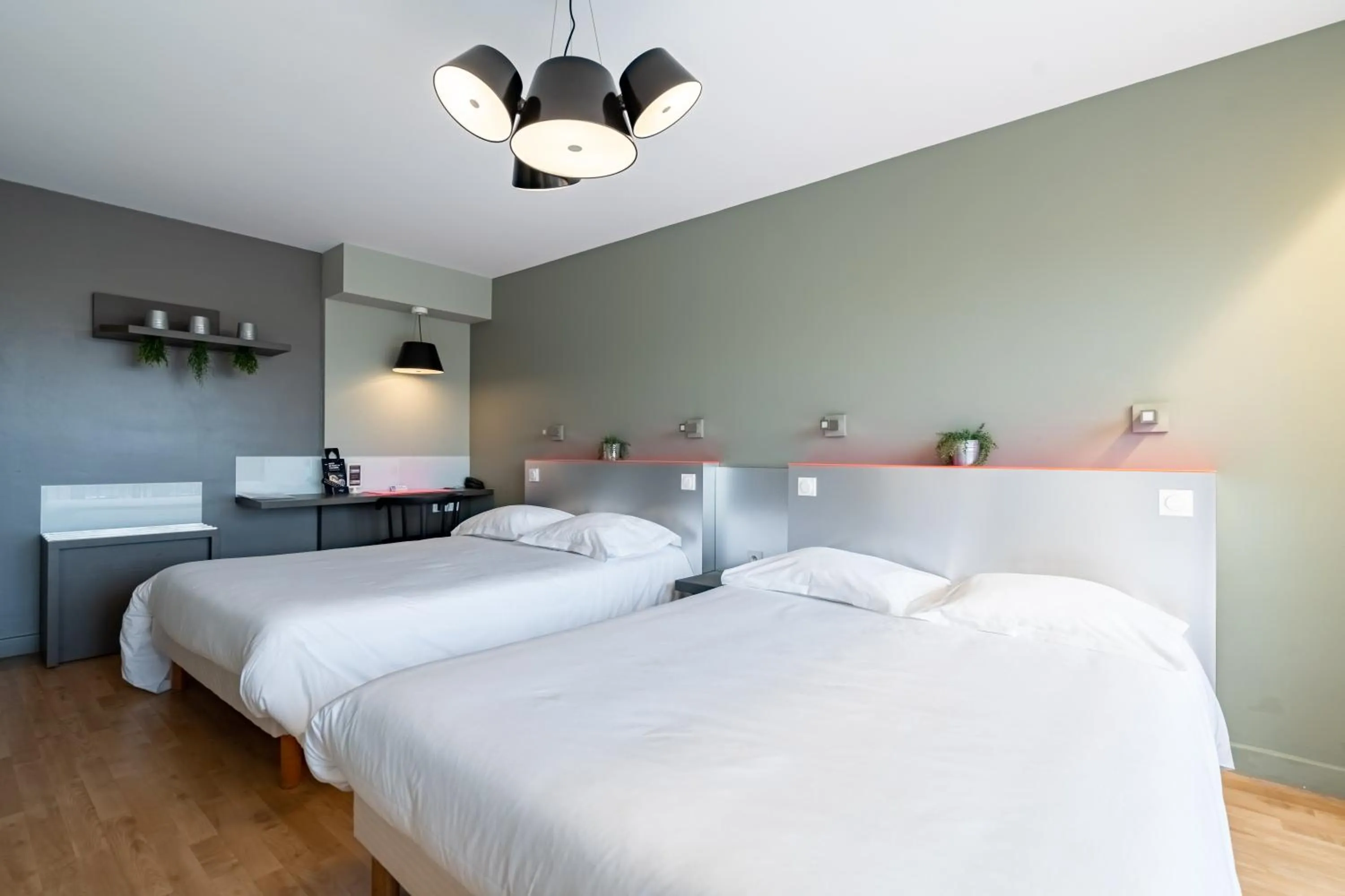 Bed in Hôtel Vulcain