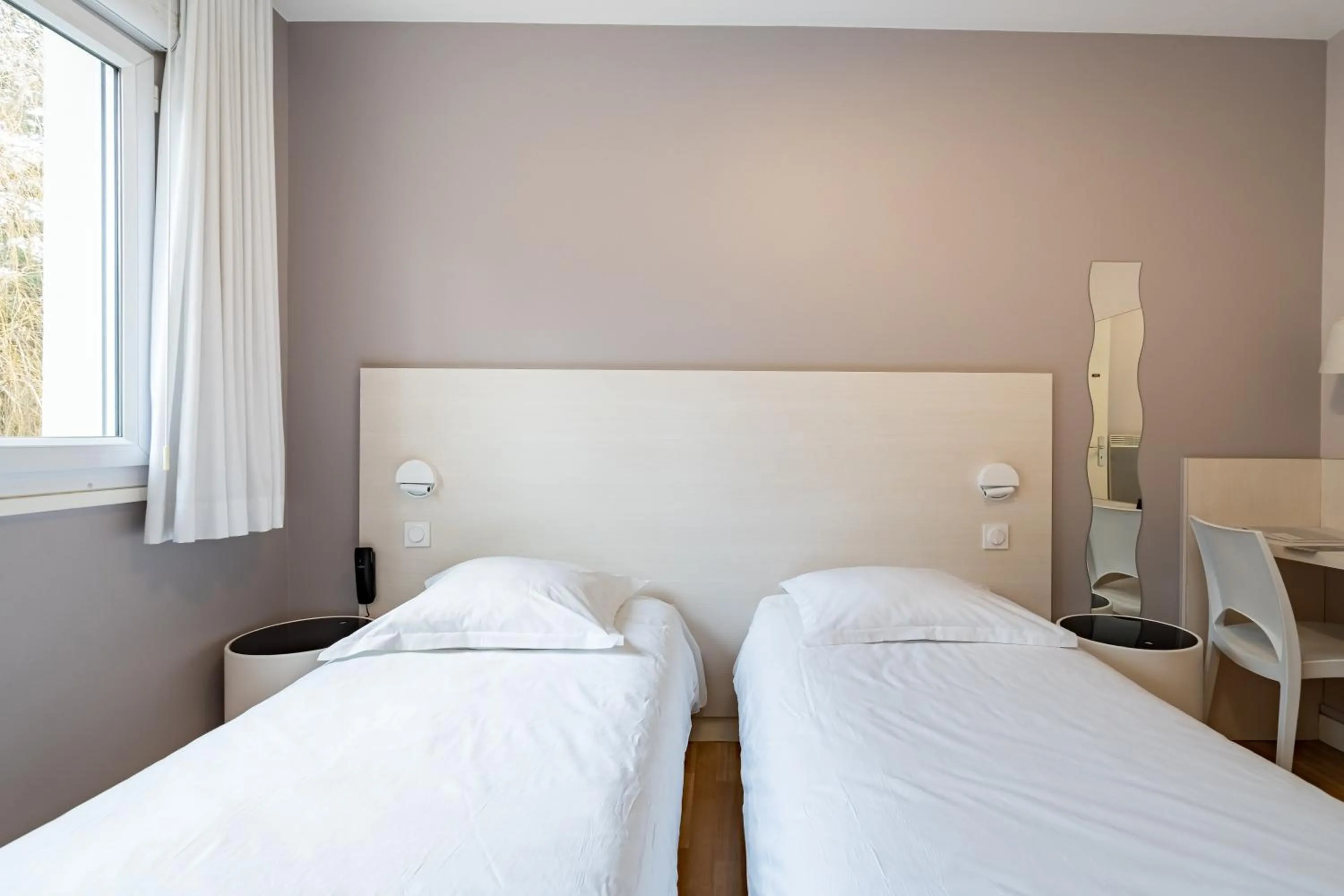 Bed in Hôtel Vulcain