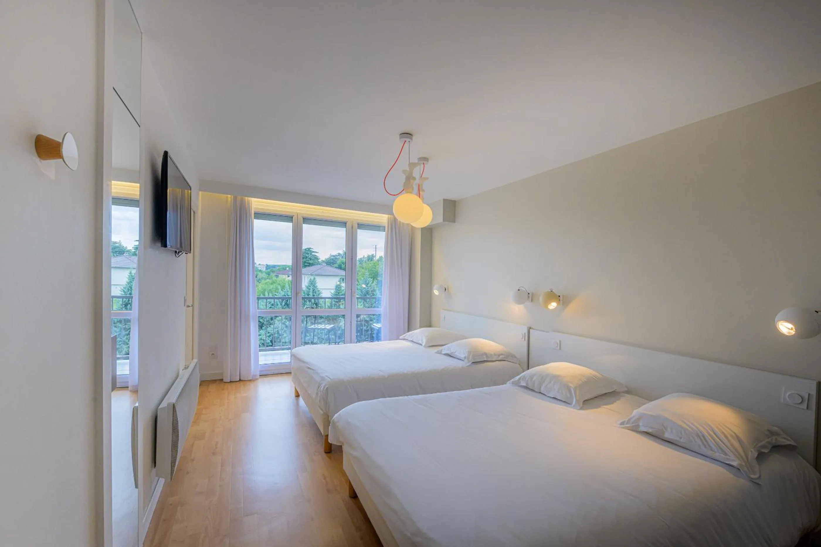 Bed in Hôtel Vulcain