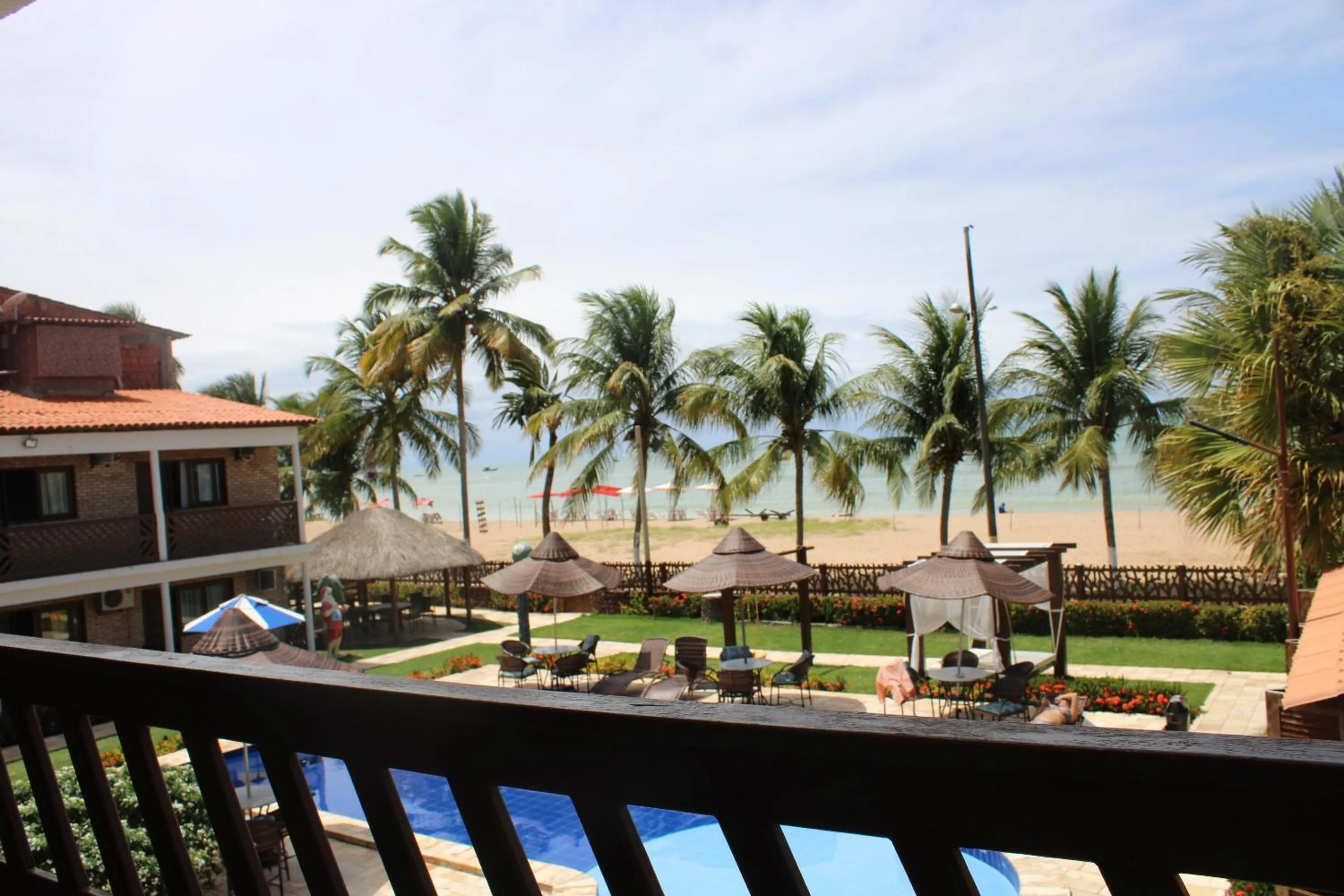 Balcony/Terrace in Pousada Coqueiro Verde