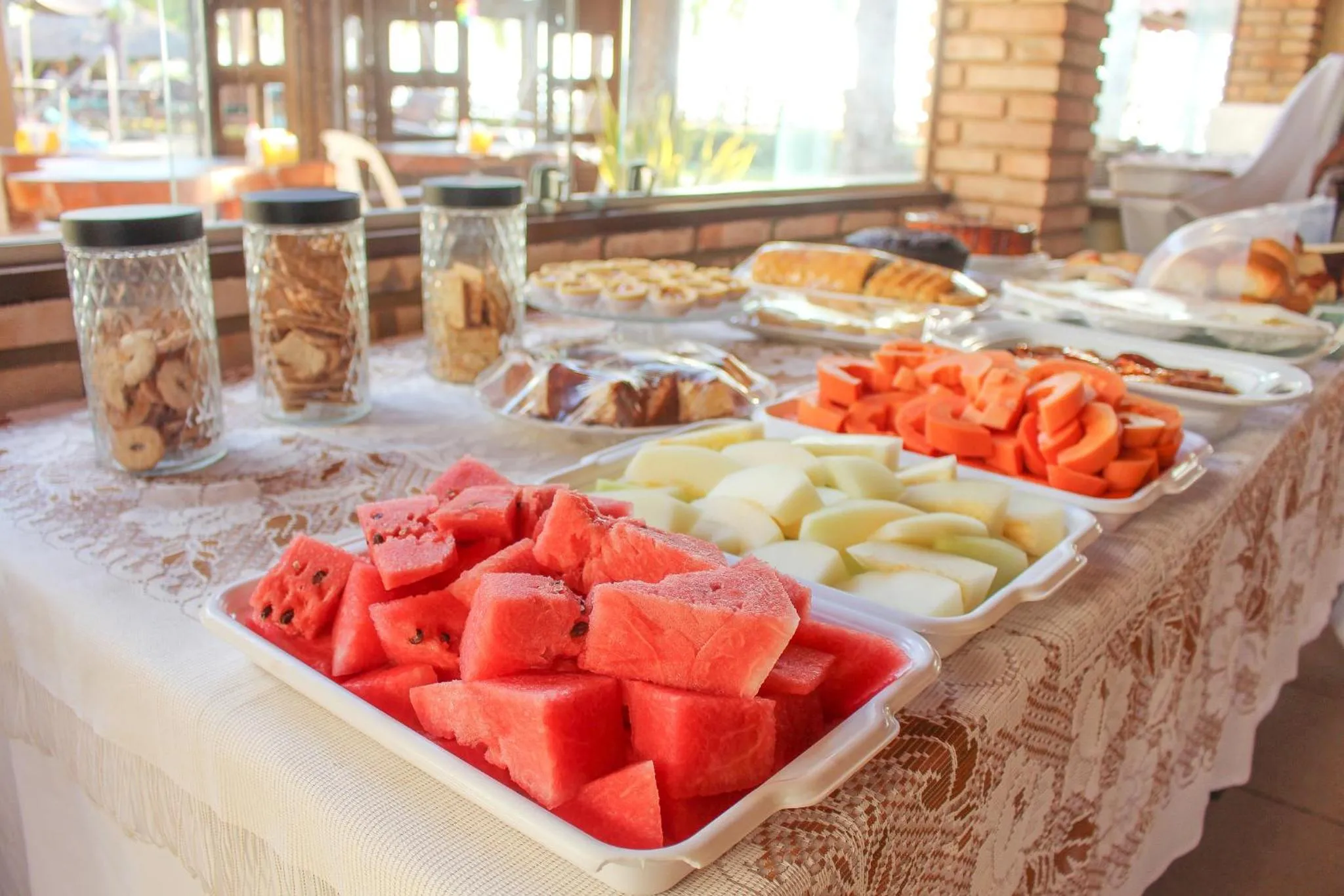 Breakfast in Pousada Coqueiro Verde