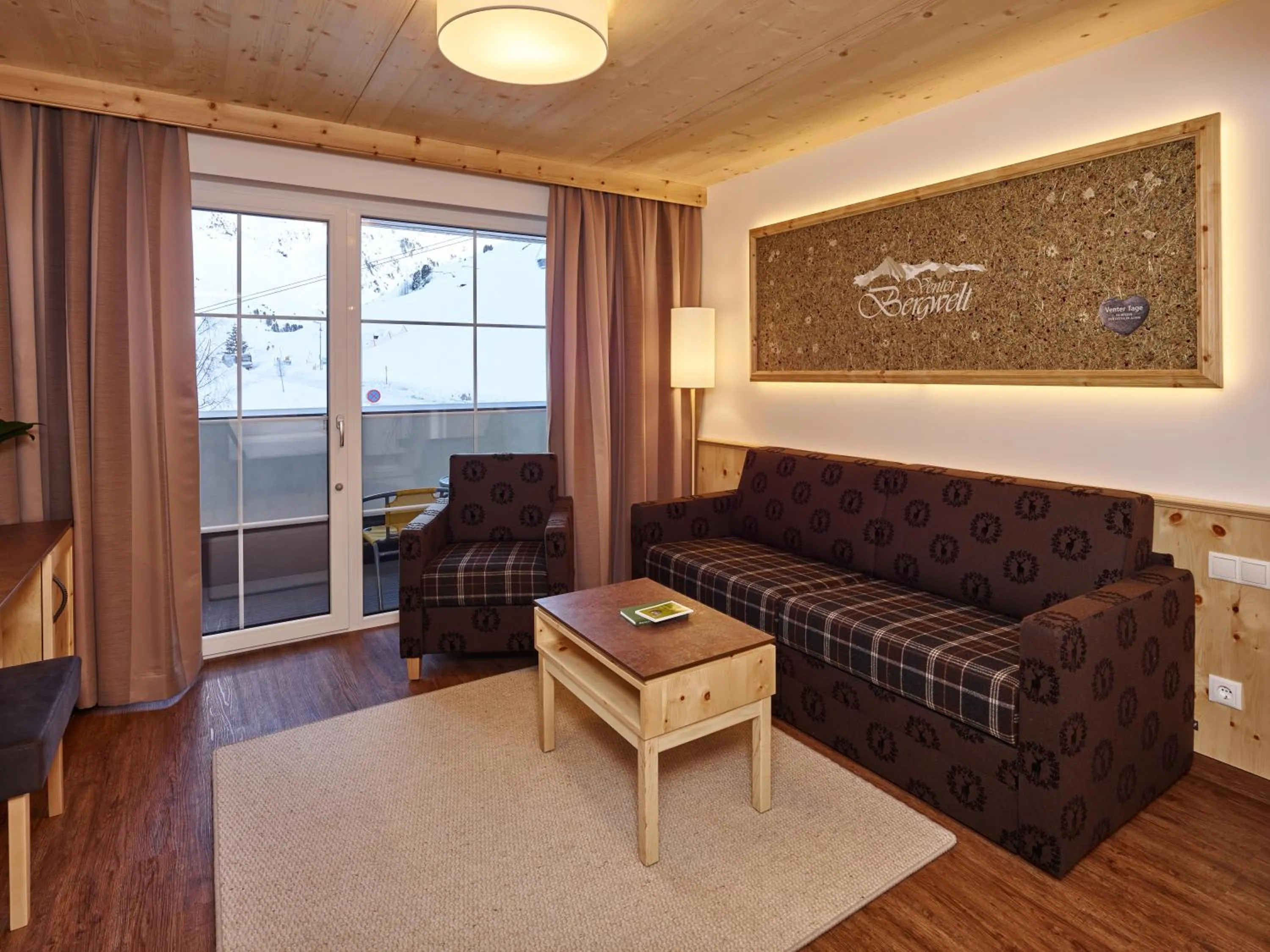 Living room in Hotel Venter Bergwelt