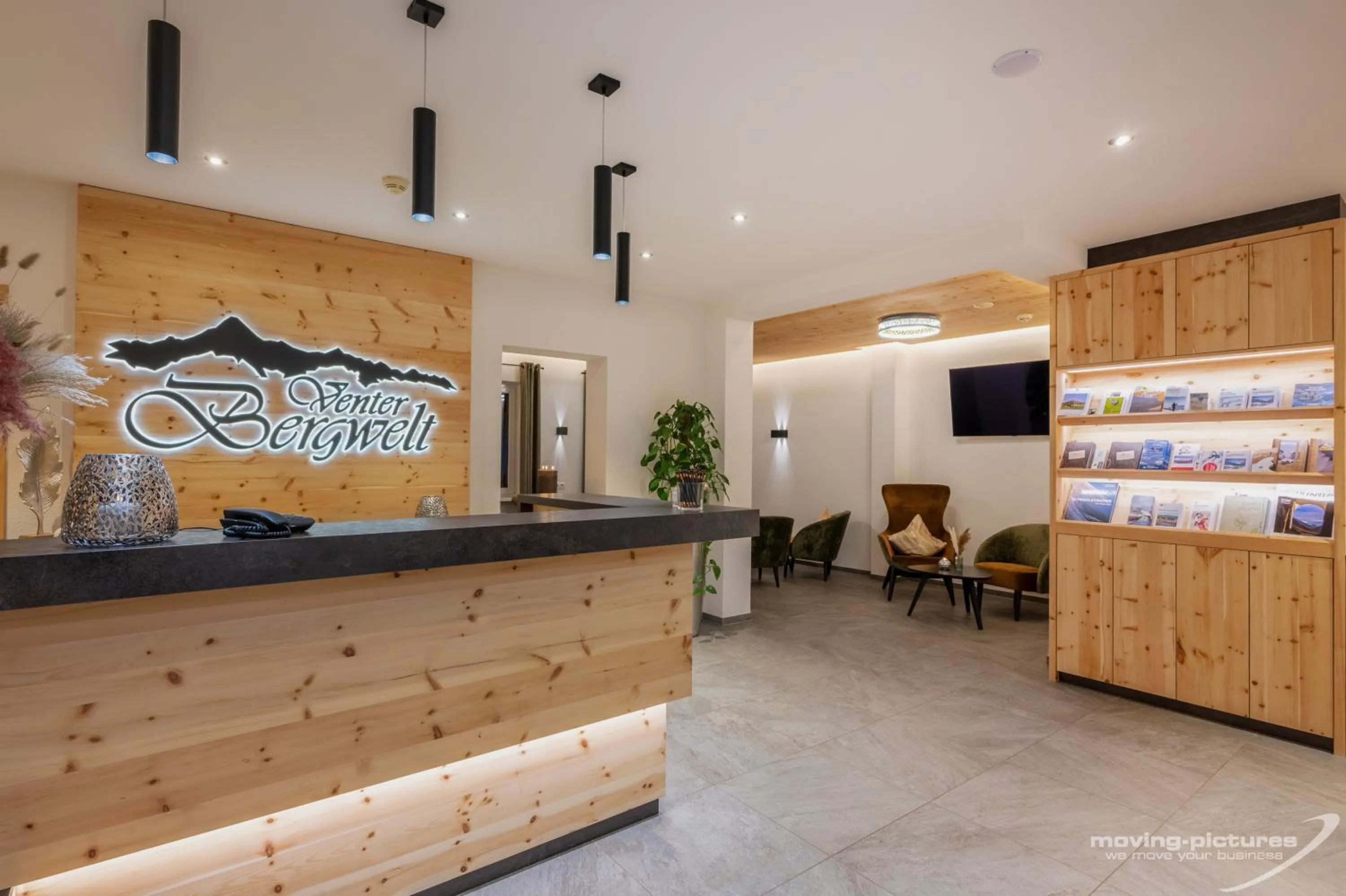 Lobby or reception in Hotel Venter Bergwelt