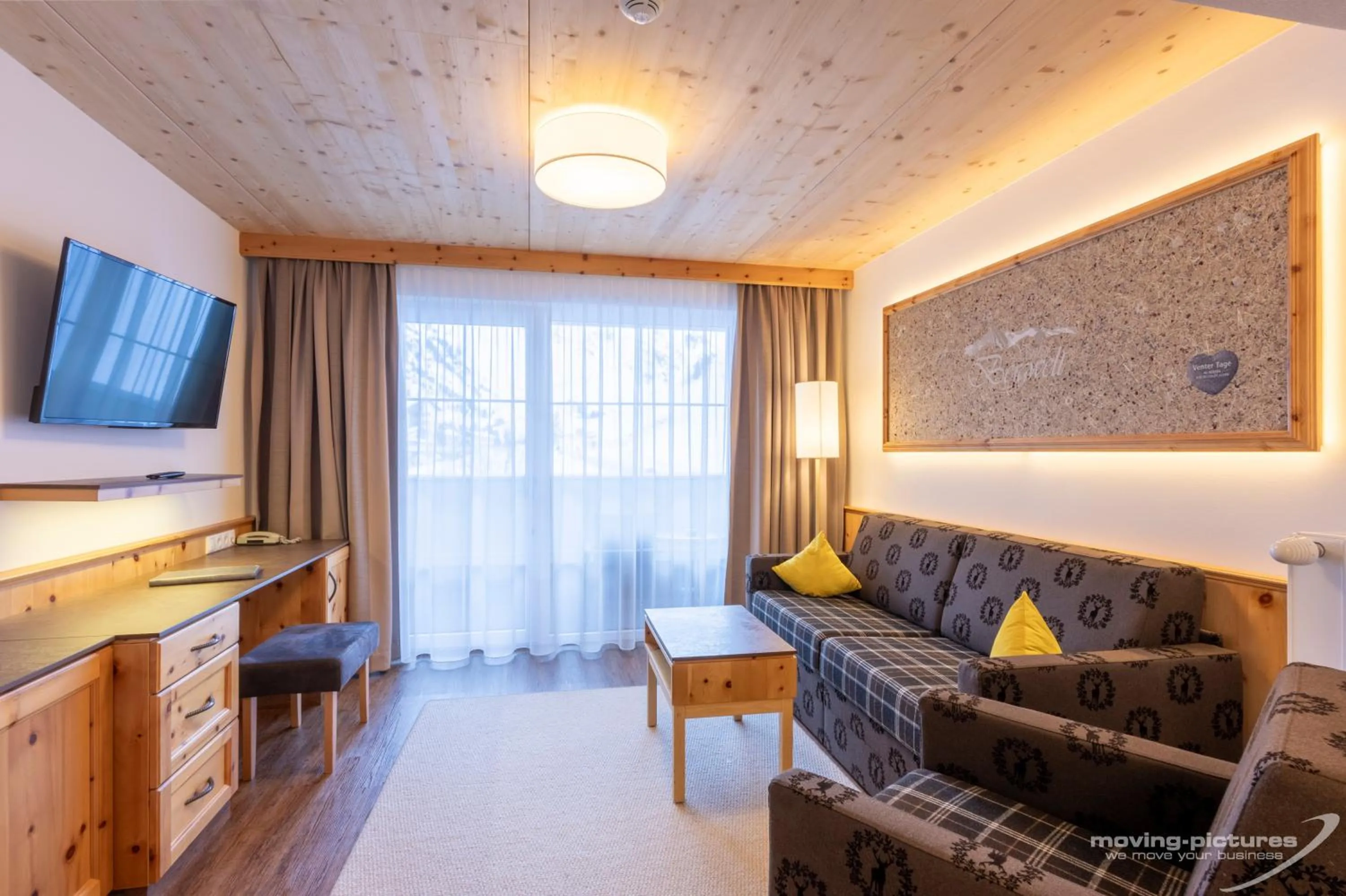 Living room in Hotel Venter Bergwelt