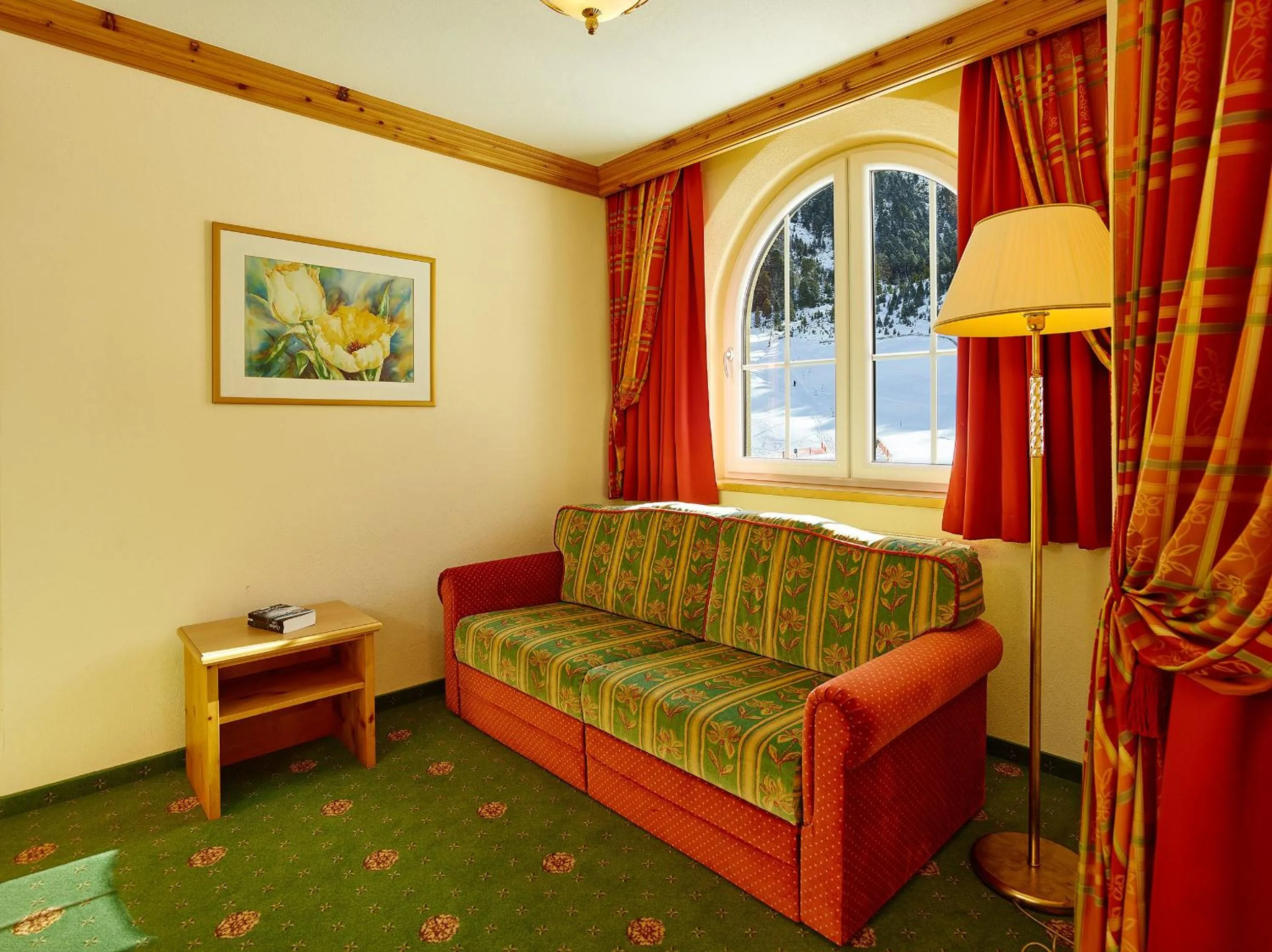 Seating area in Hotel Venter Bergwelt