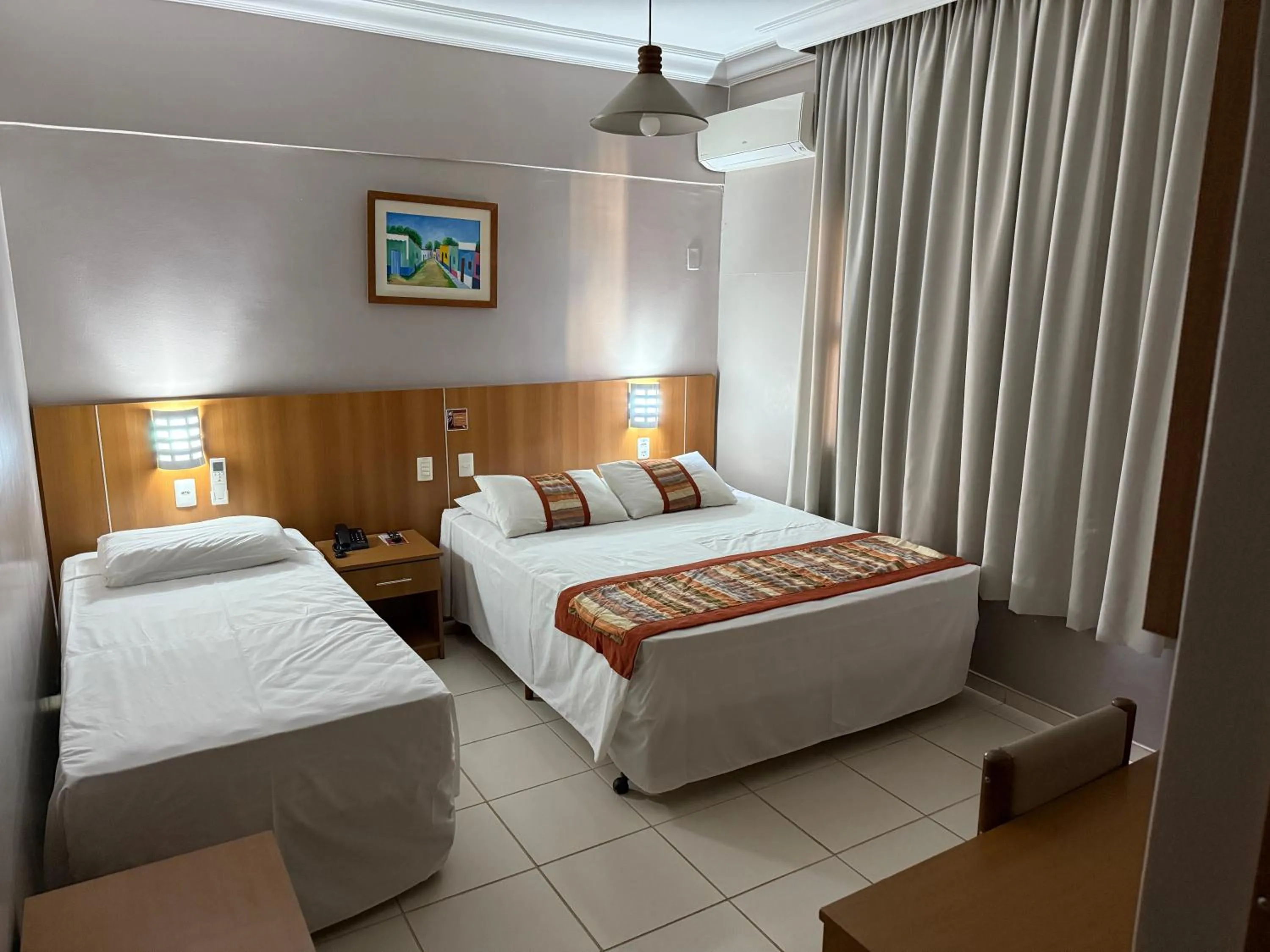 Bed in Mato Grosso Palace Hotel