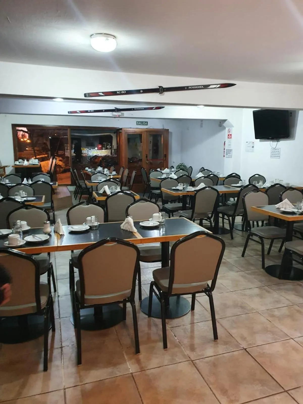 Dining area in Monte Cervino Hotel