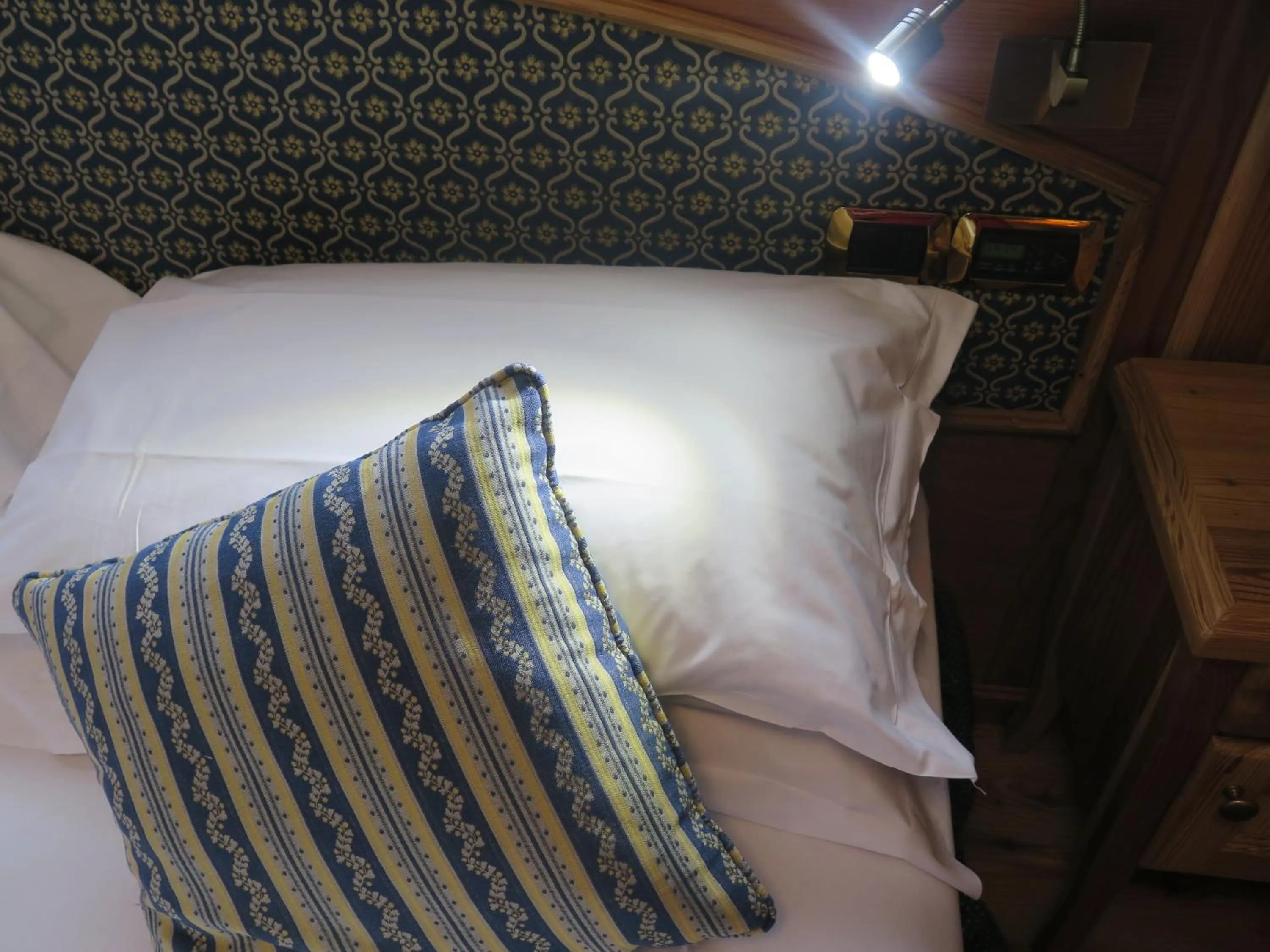Decorative detail, Bed in Chambres Mont Cervin