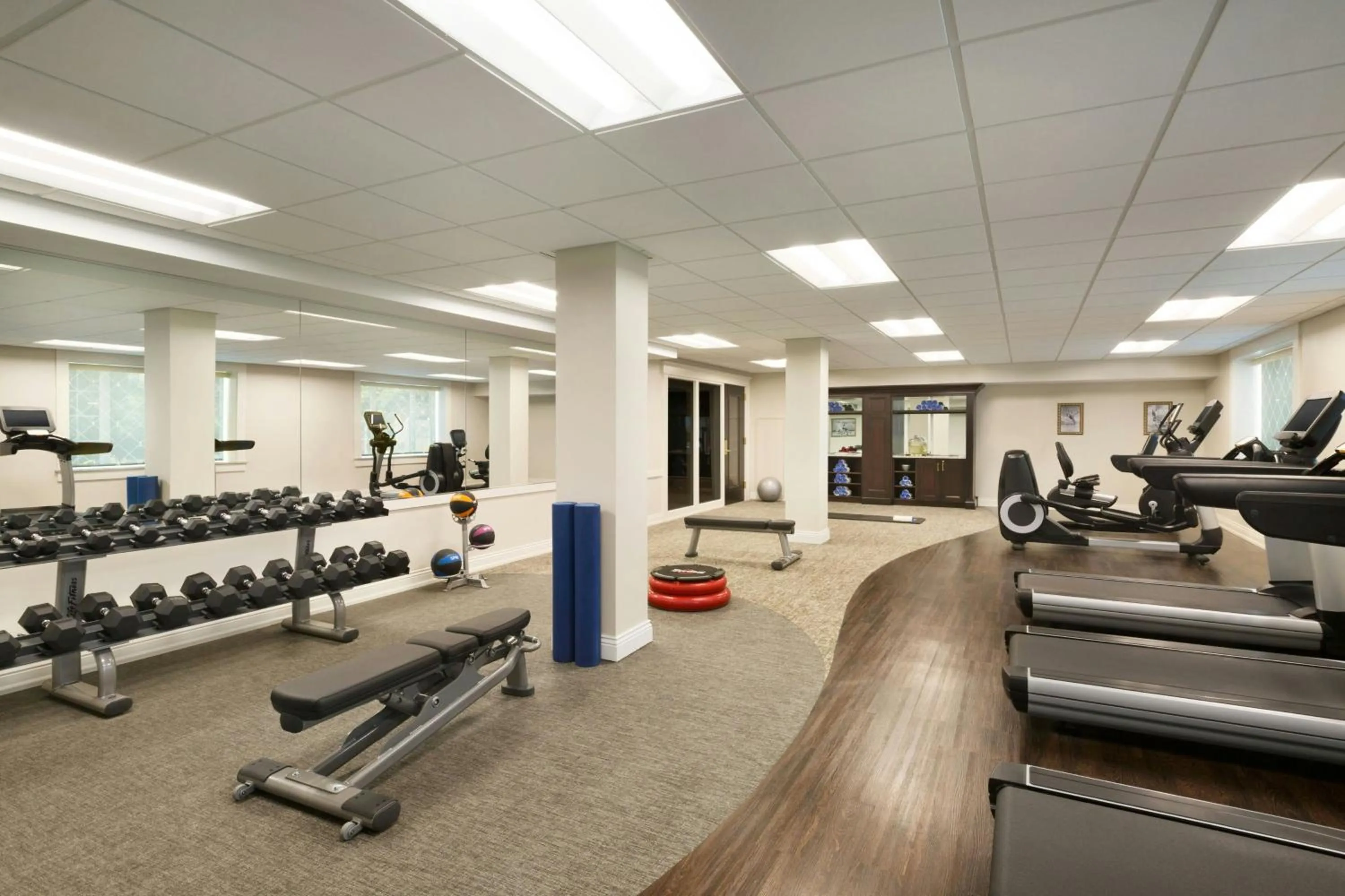 Fitness centre/facilities in Reikart House Buffalo, a Tribute Portfolio Hotel