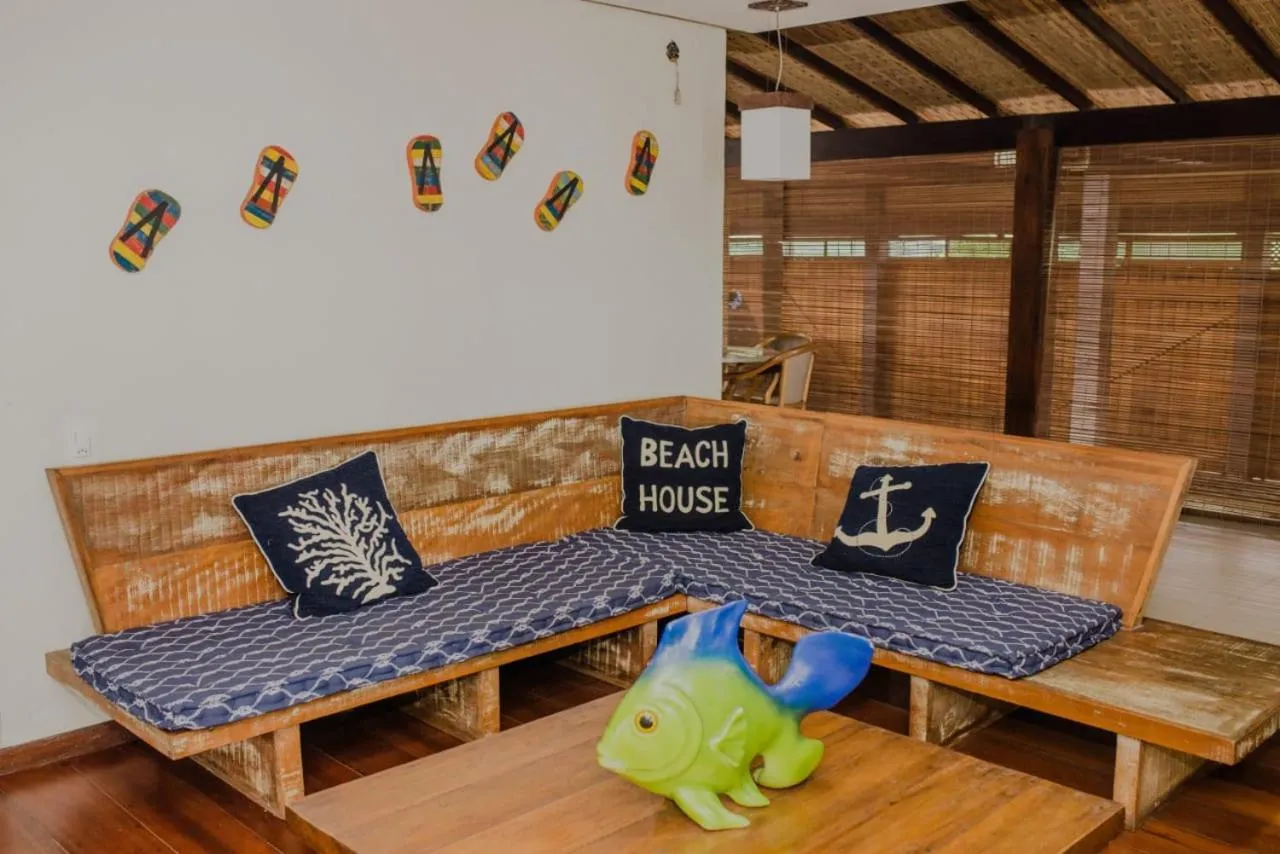 Seating area in Pousada Pier do Pontal