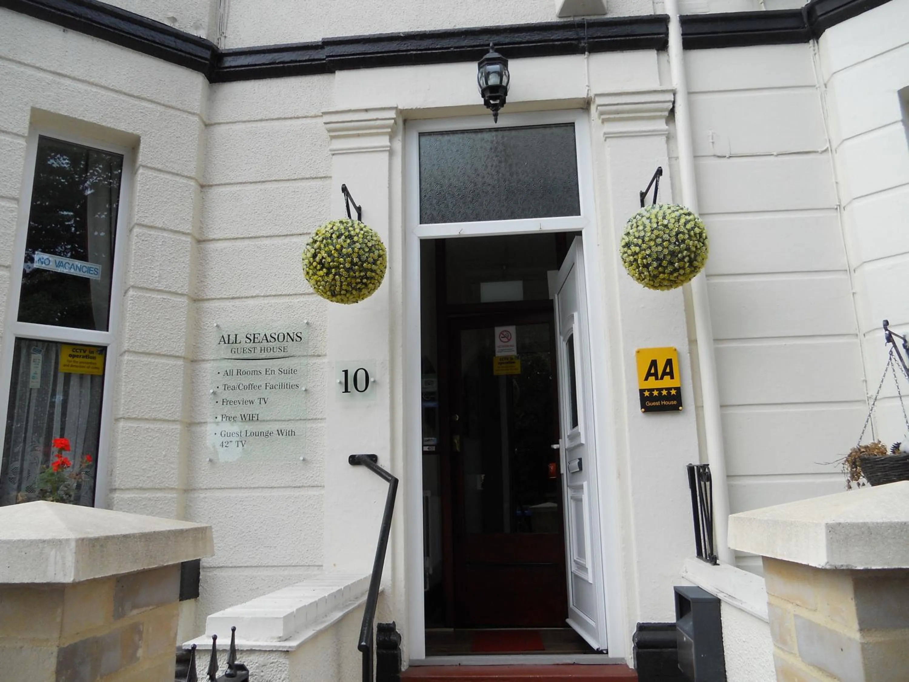 Facade/entrance in All Seasons Guest House