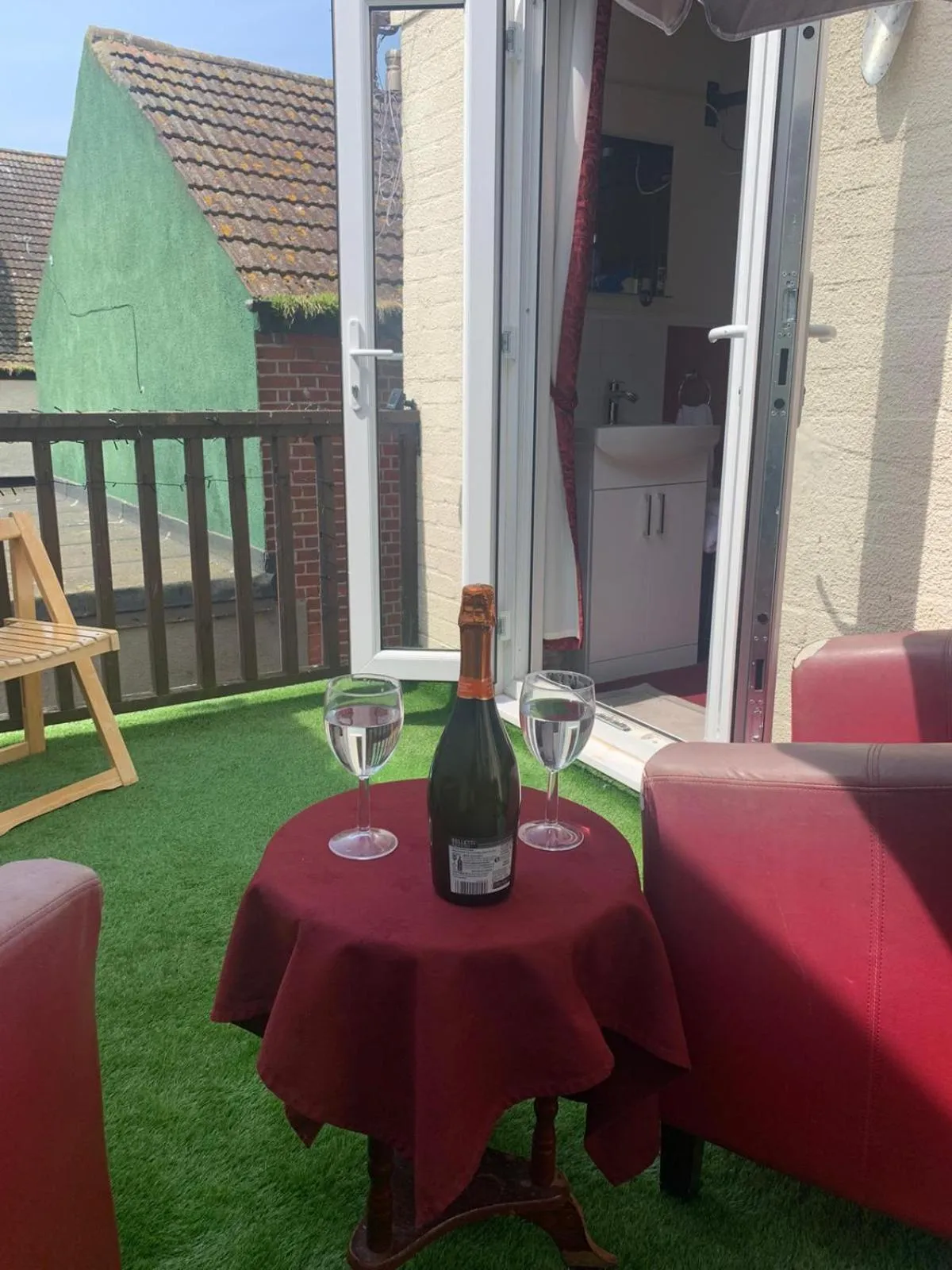 Patio in All Seasons Guest House