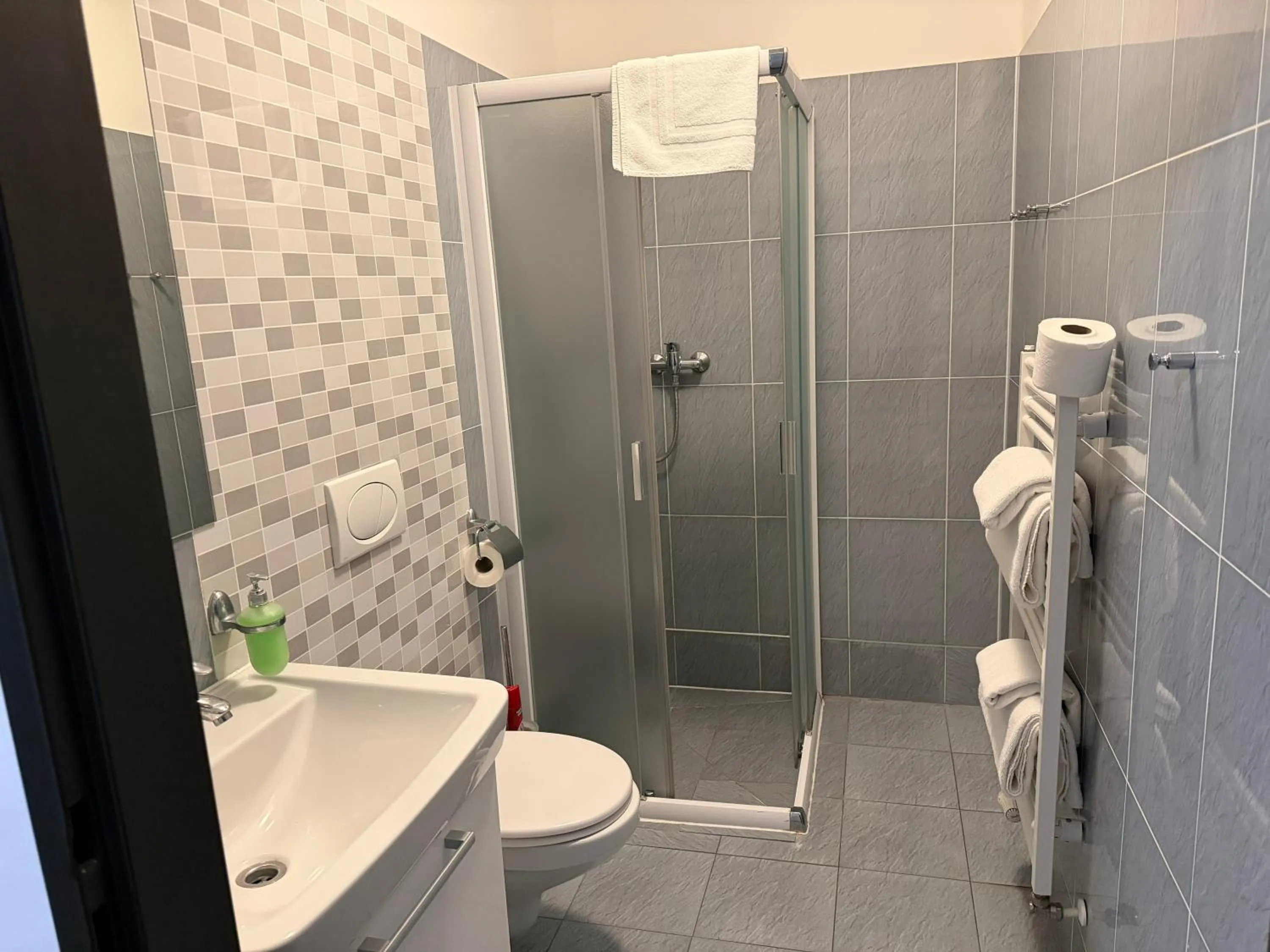 Shower in Hotel Palác