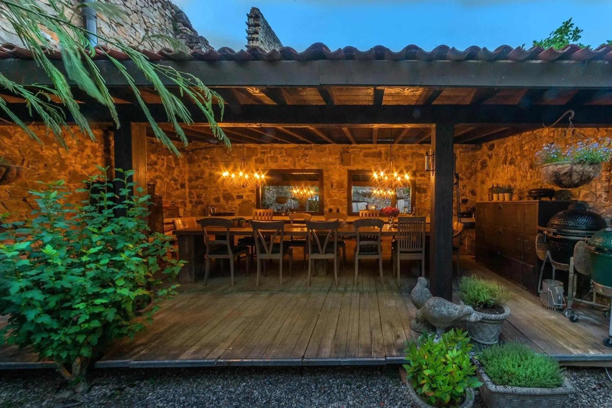 Patio in La Maison au Puits