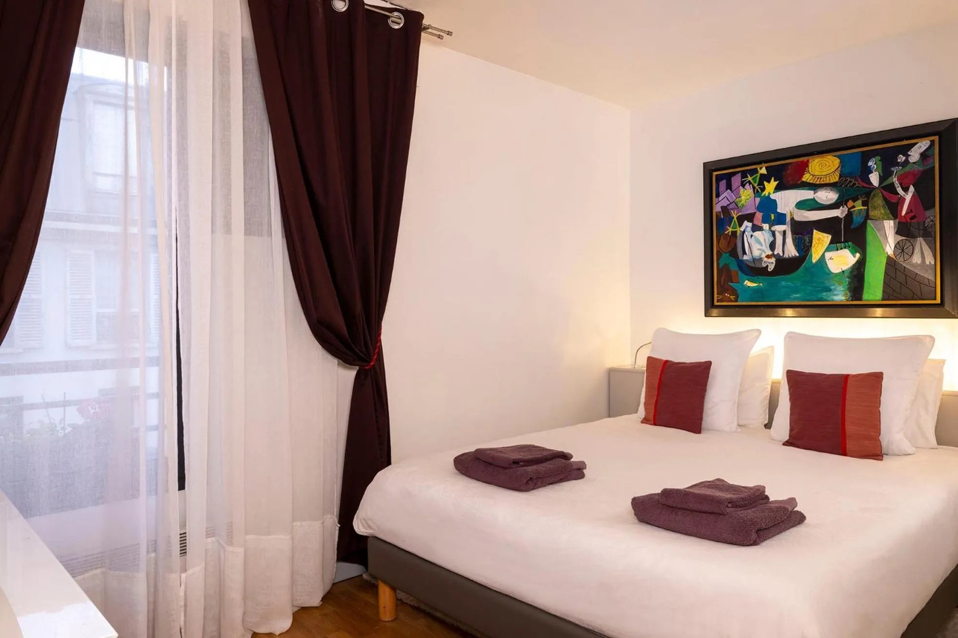 Bedroom, Bed in Maison Lavaud