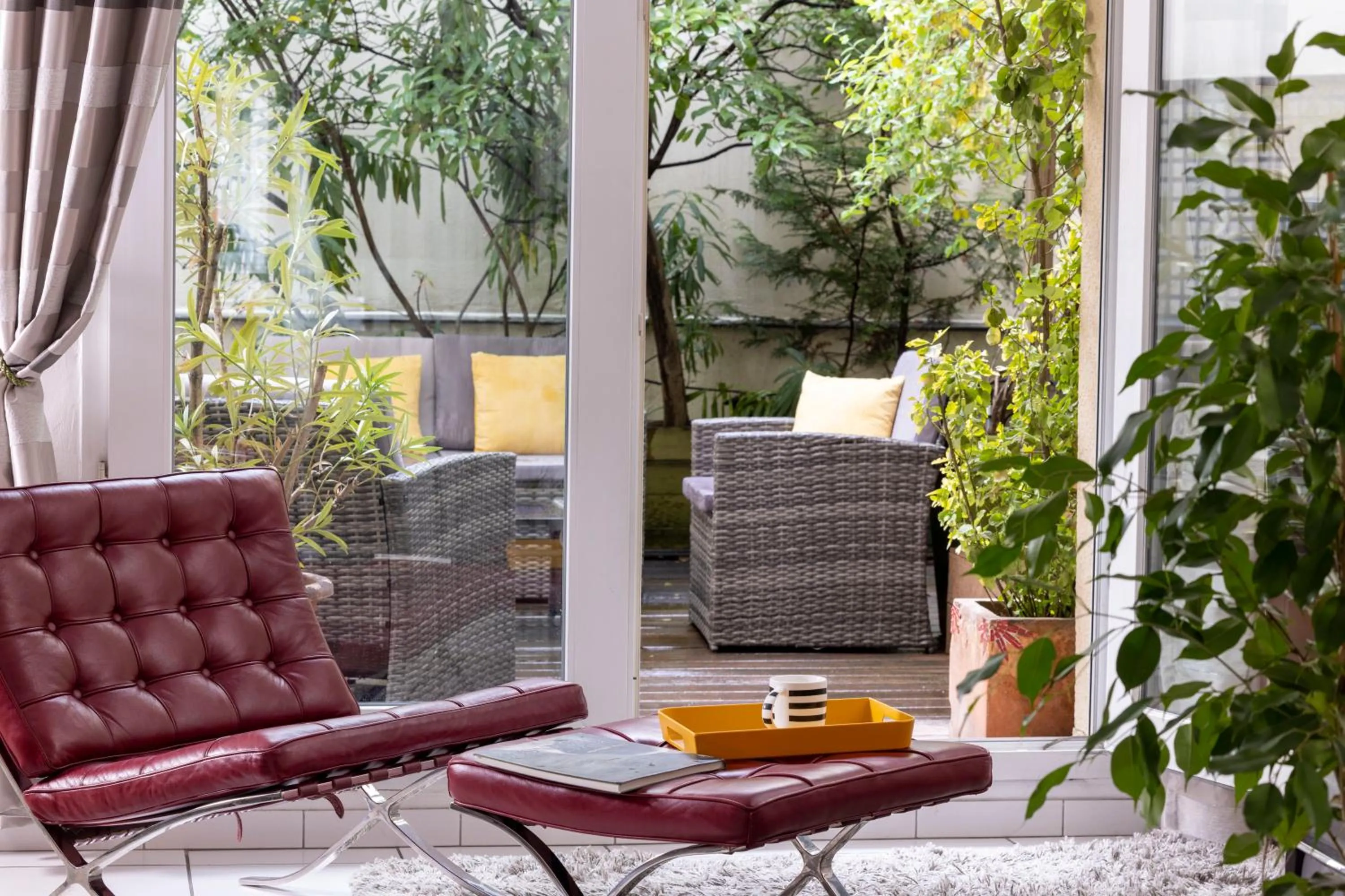 Garden view in Maison Lavaud