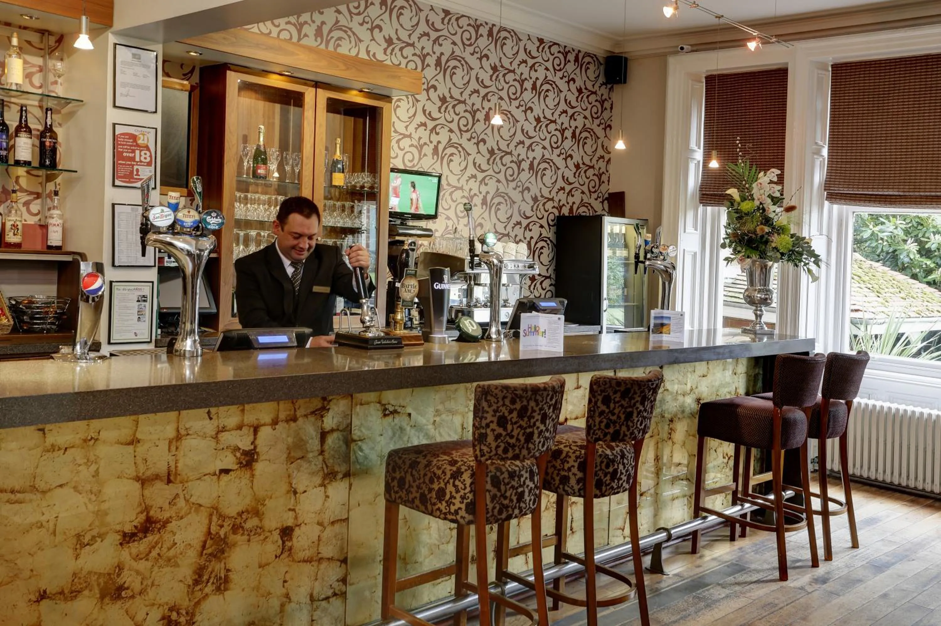 Food close-up in Burn Hall Hotel