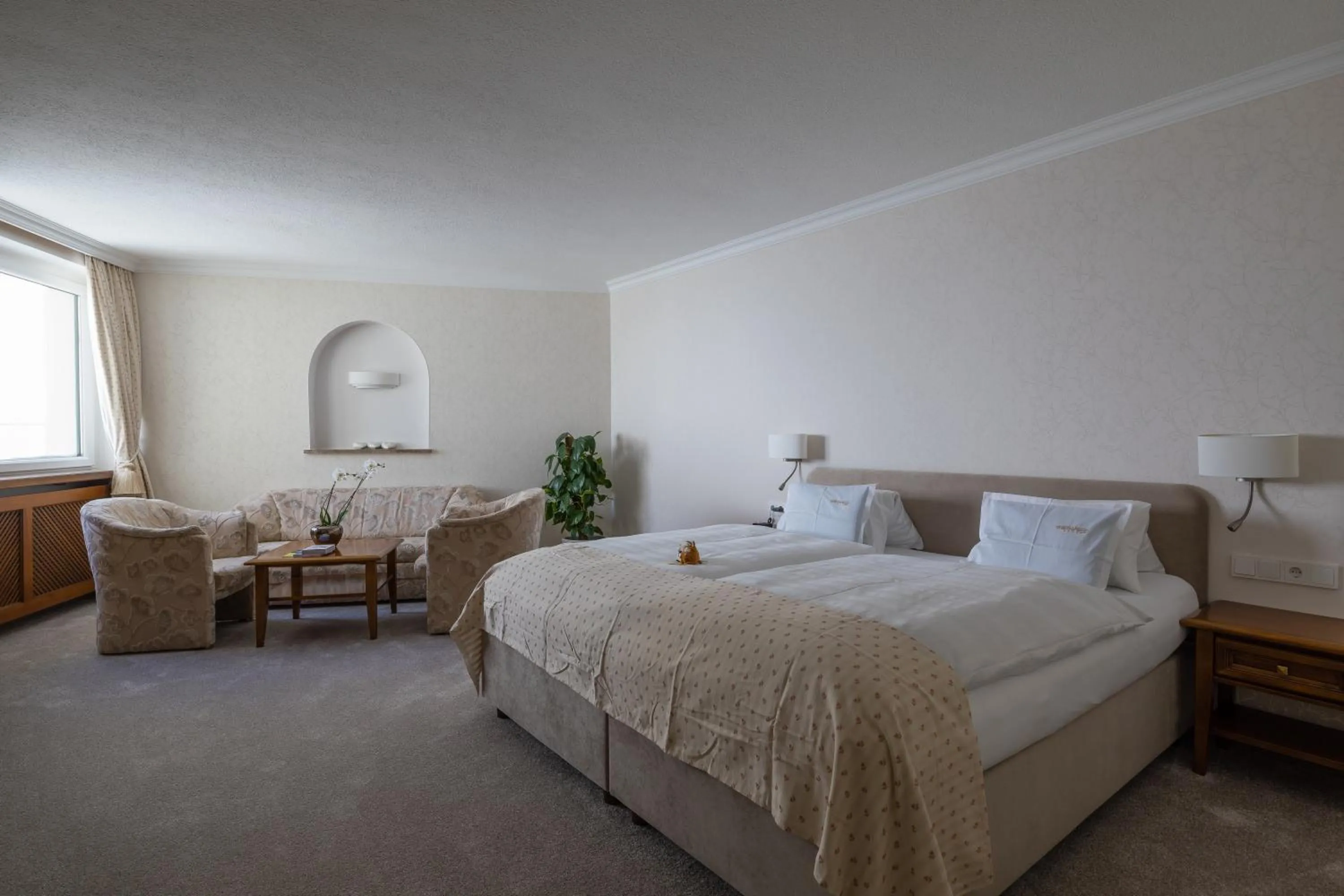 Bed in Hotel Albona Nova