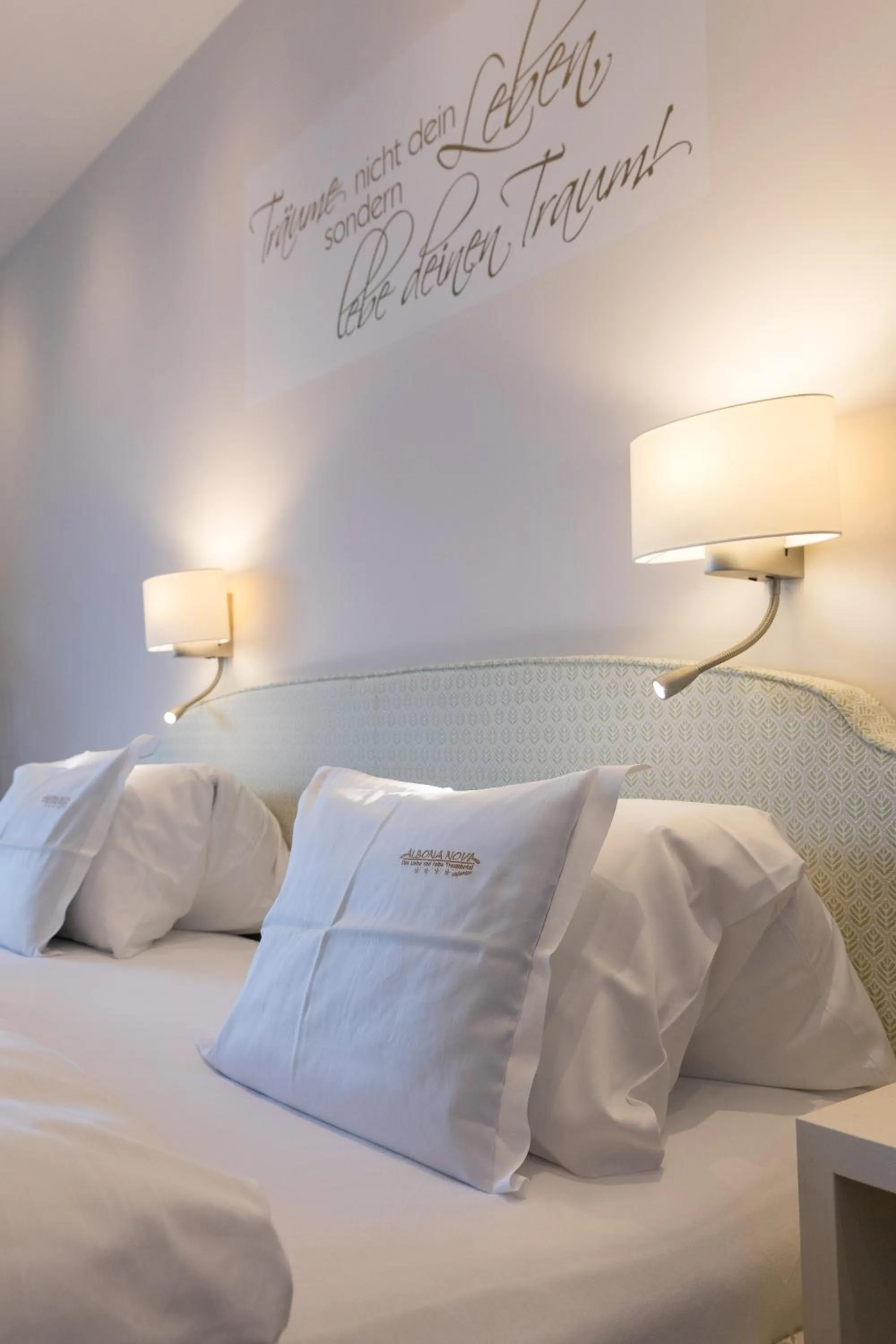 Bed in Hotel Albona Nova