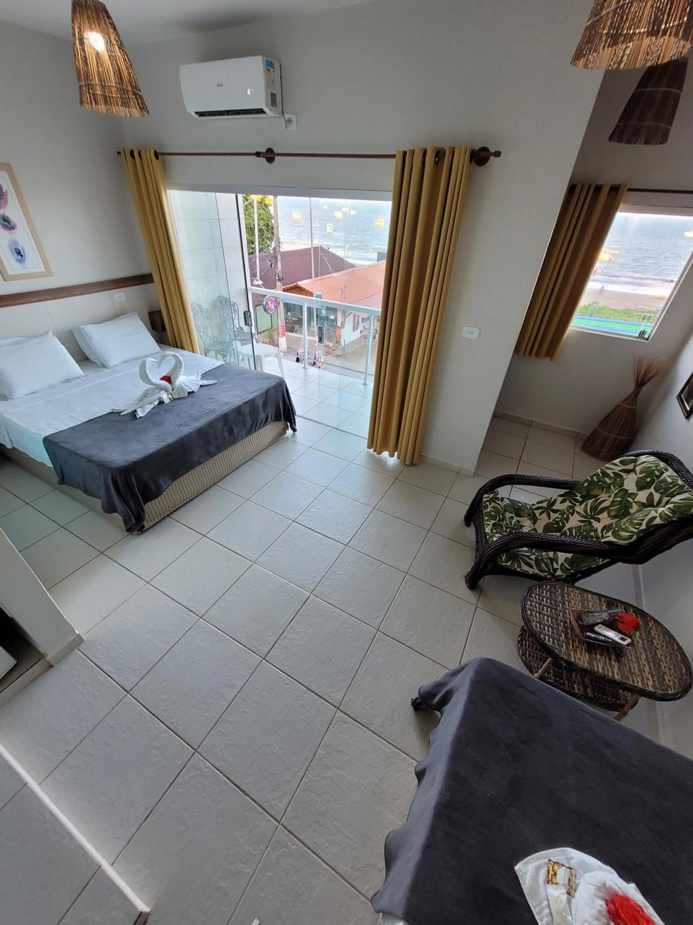 Bedroom, Bed in Pousada Tartaruga