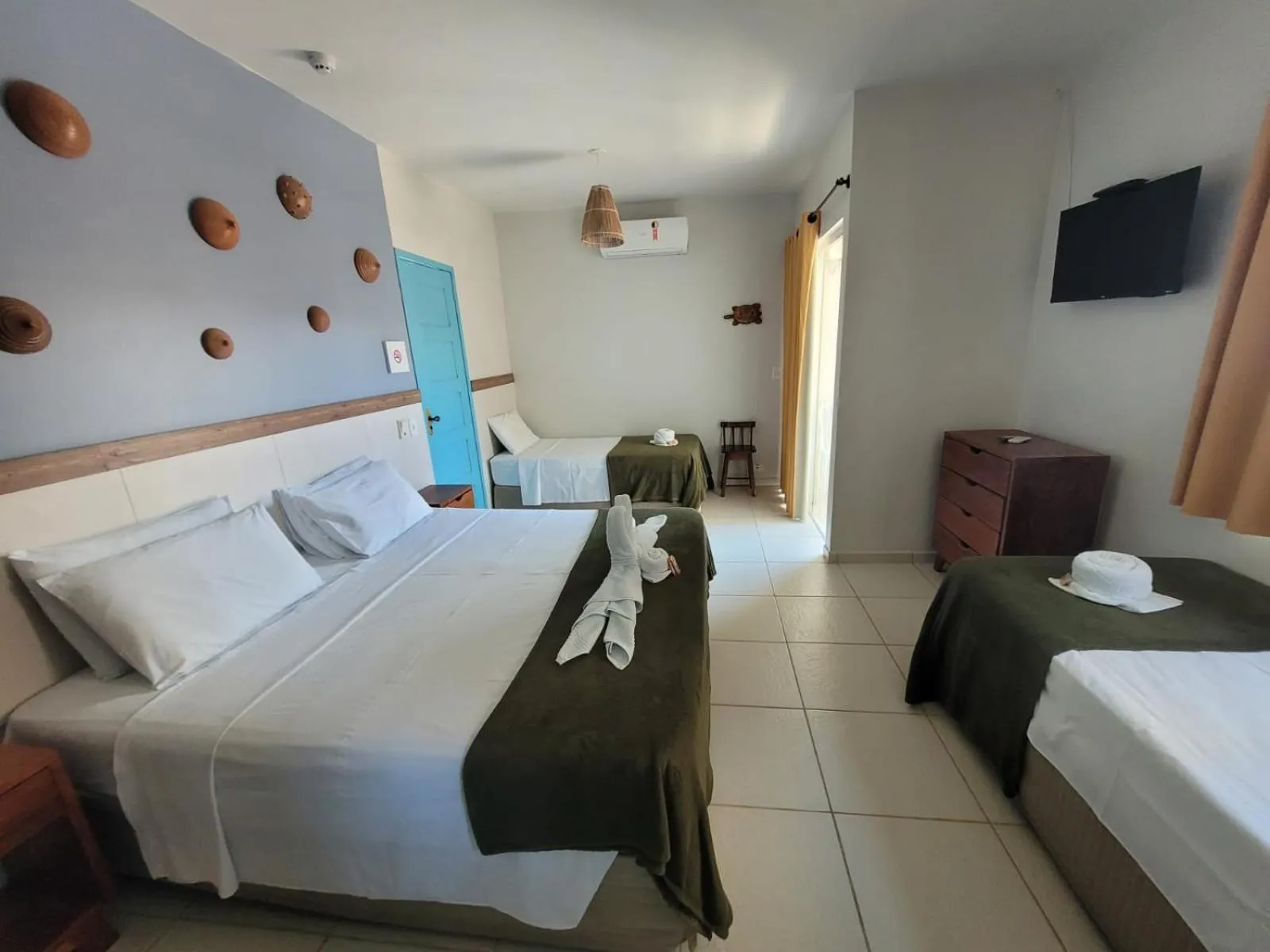 Bedroom, Bed in Pousada Tartaruga