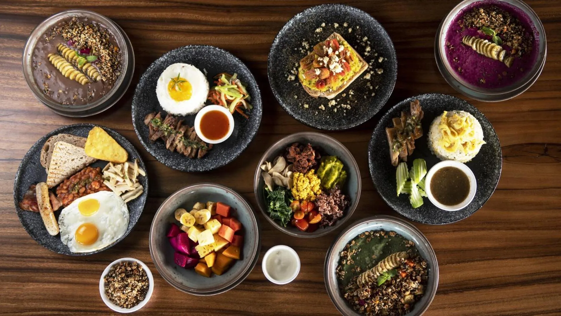 Food close-up in Mad Monkey Hostel Siem Reap