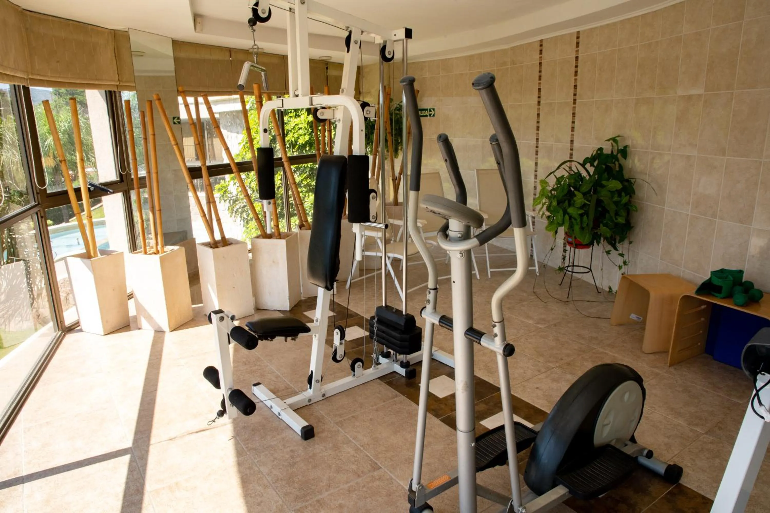 Fitness centre/facilities in Villa La Font Apart Hotel & Spa