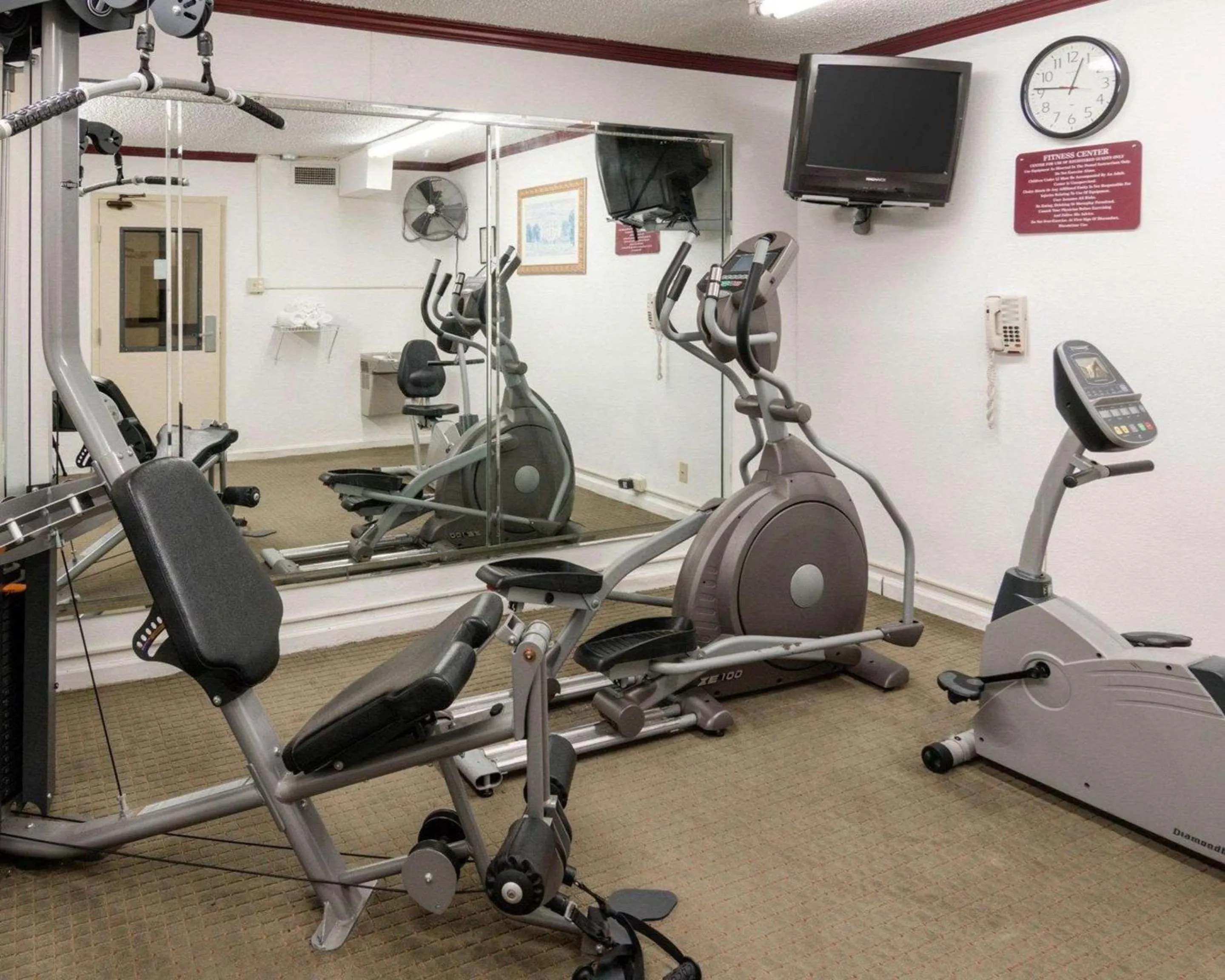 Fitness centre/facilities in Quality Inn Shreveport Airport