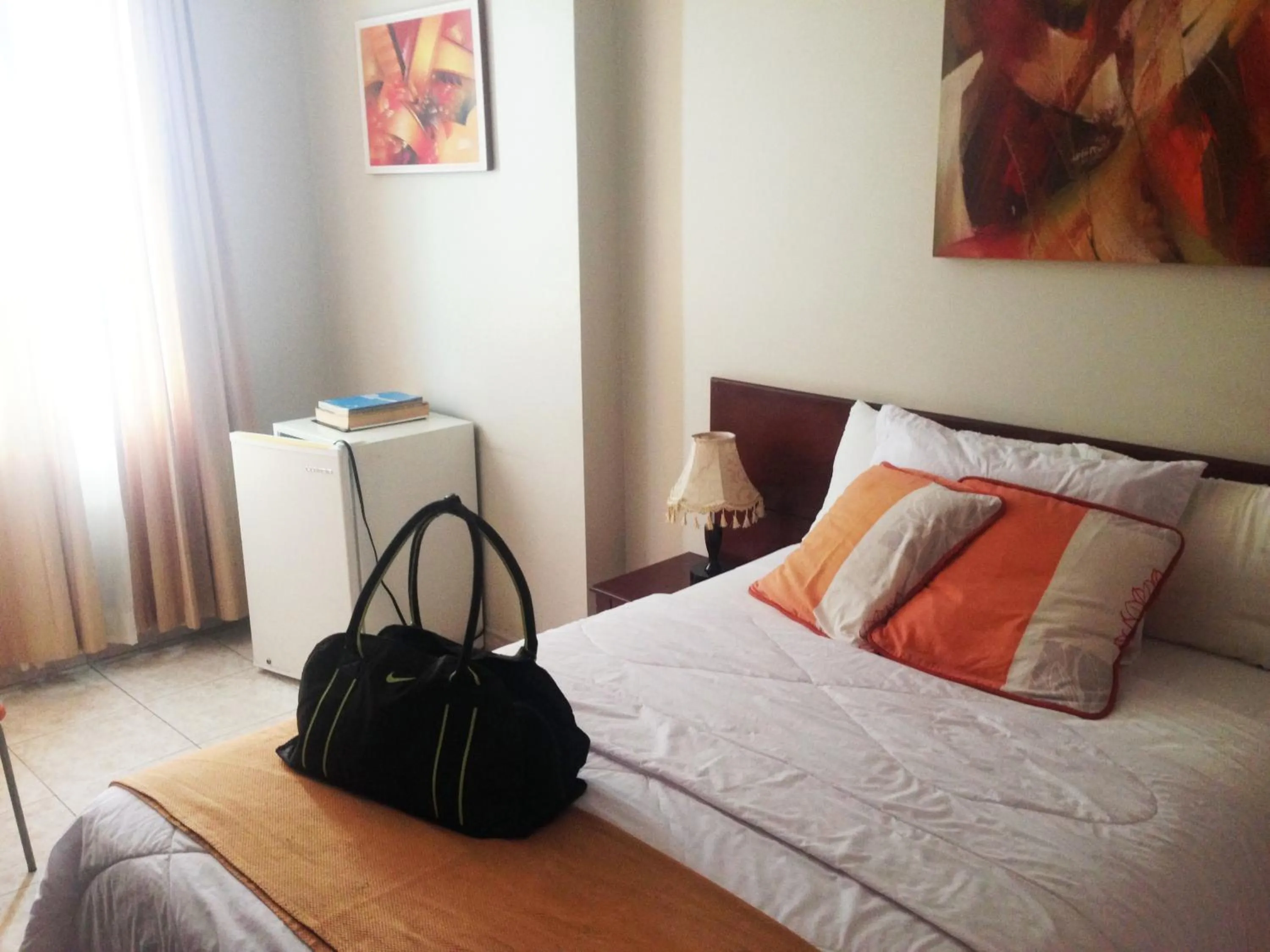 Decorative detail, Bed in Hotel Air Suites