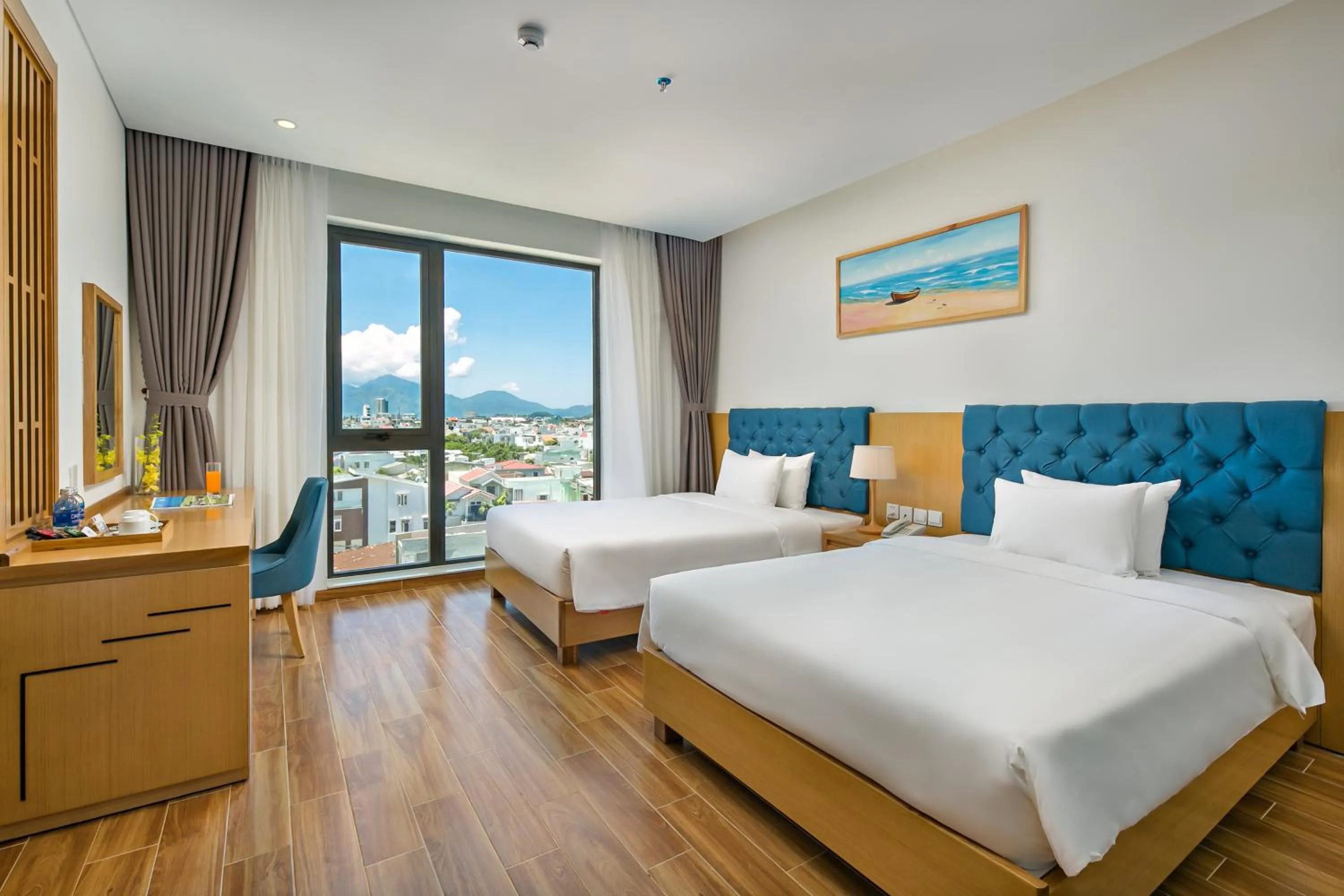 Bed in Seashore Hotel & Apartment