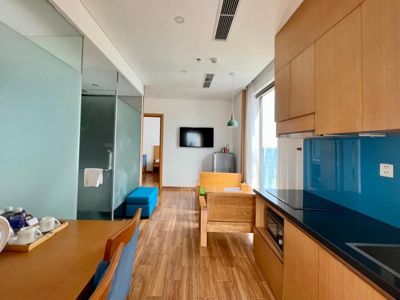 Living room in Seashore Hotel & Apartment