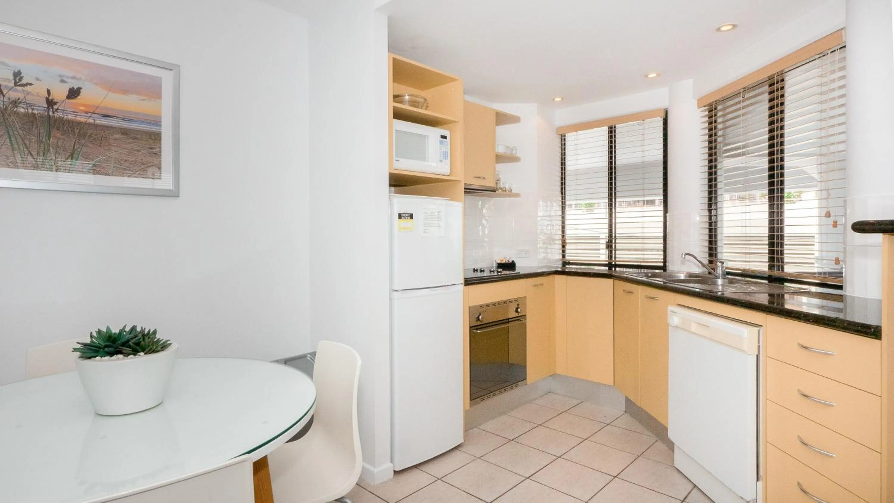 Kitchen or kitchenette in Aegean Mooloolaba