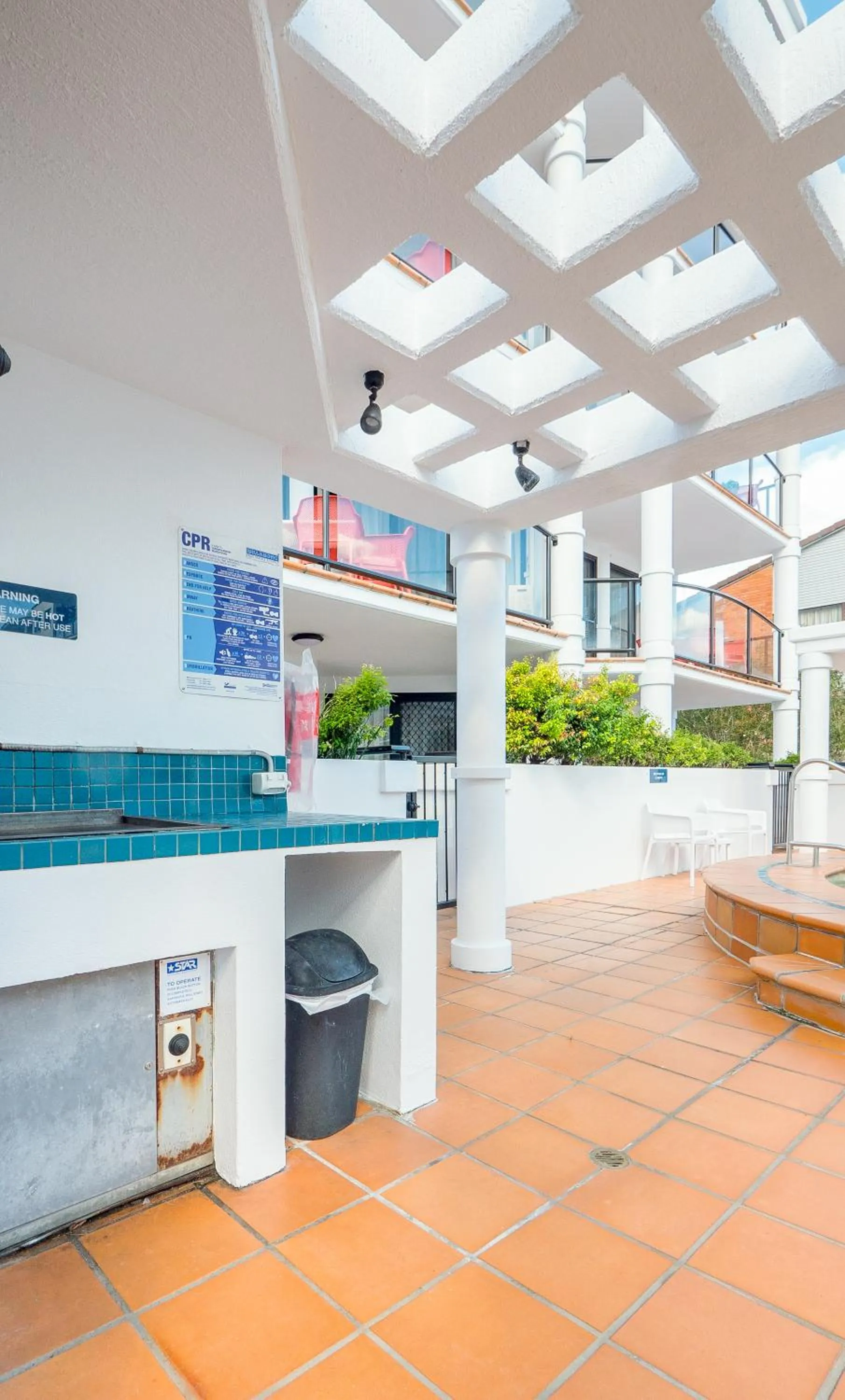 BBQ facilities in Aegean Mooloolaba