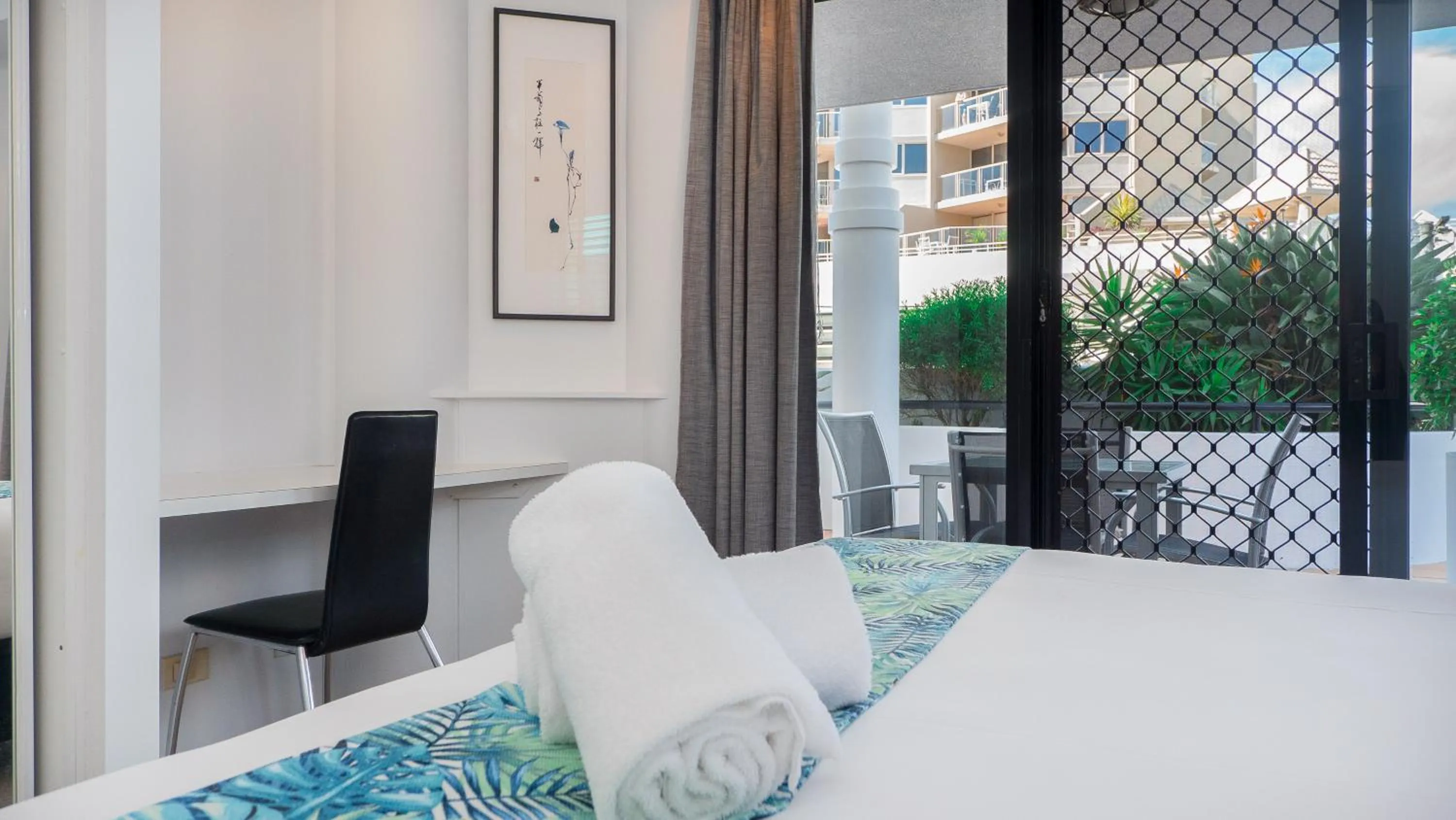 Bedroom, Bed in Aegean Mooloolaba