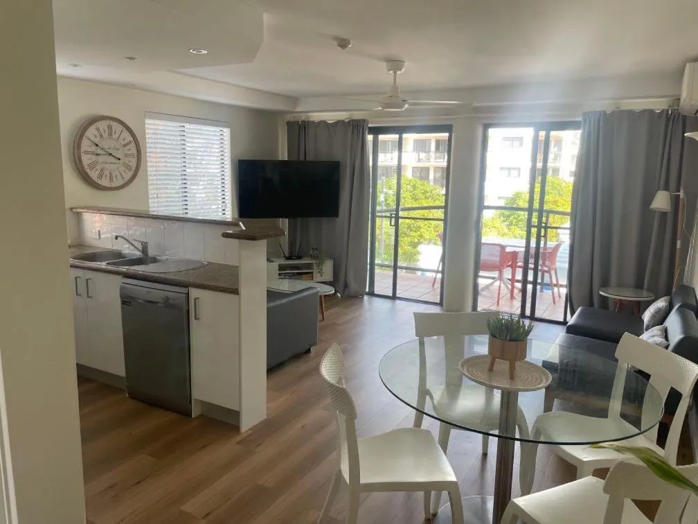 kitchen in Aegean Mooloolaba