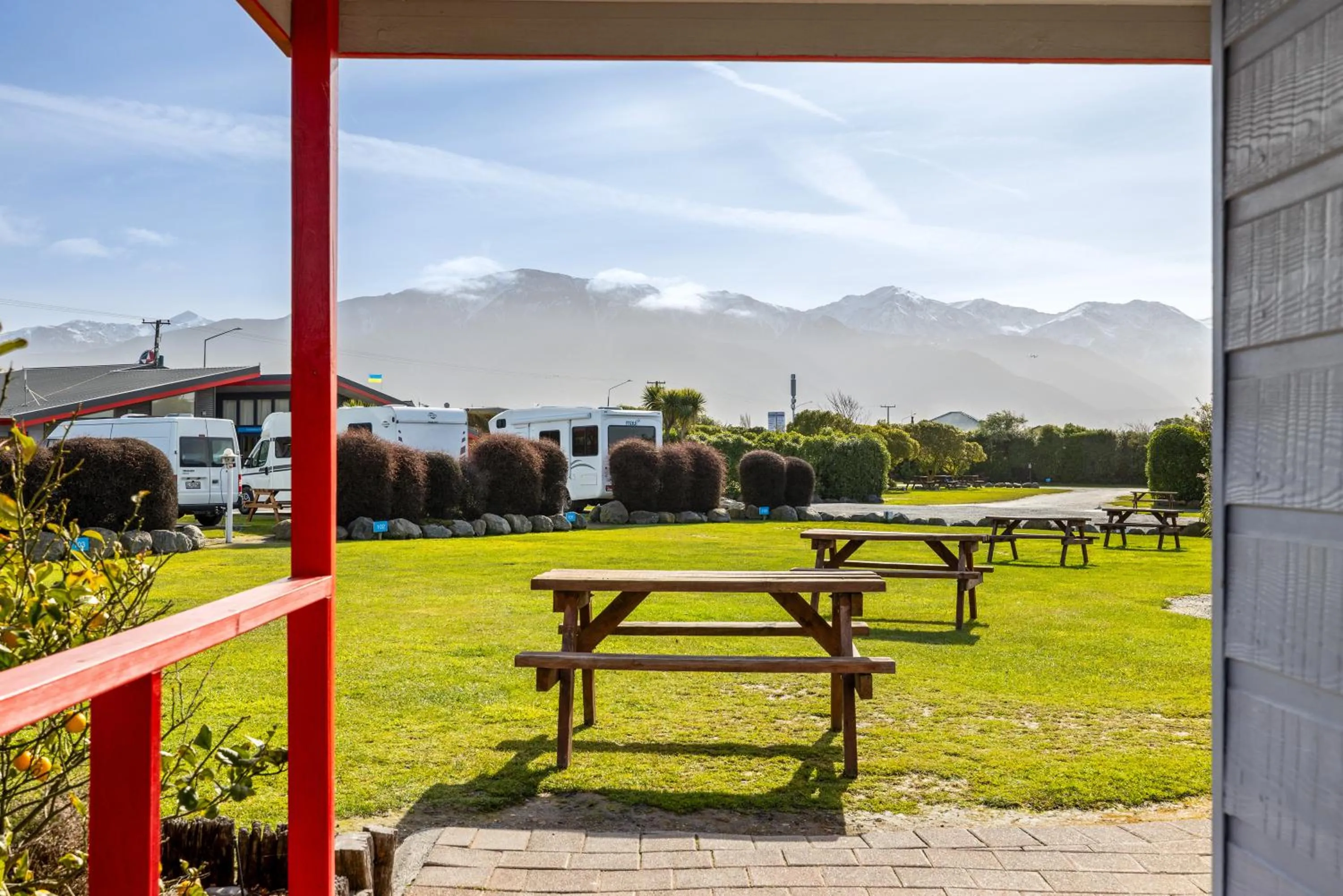 Natural landscape in Kaikōura TOP 10 Holiday Park