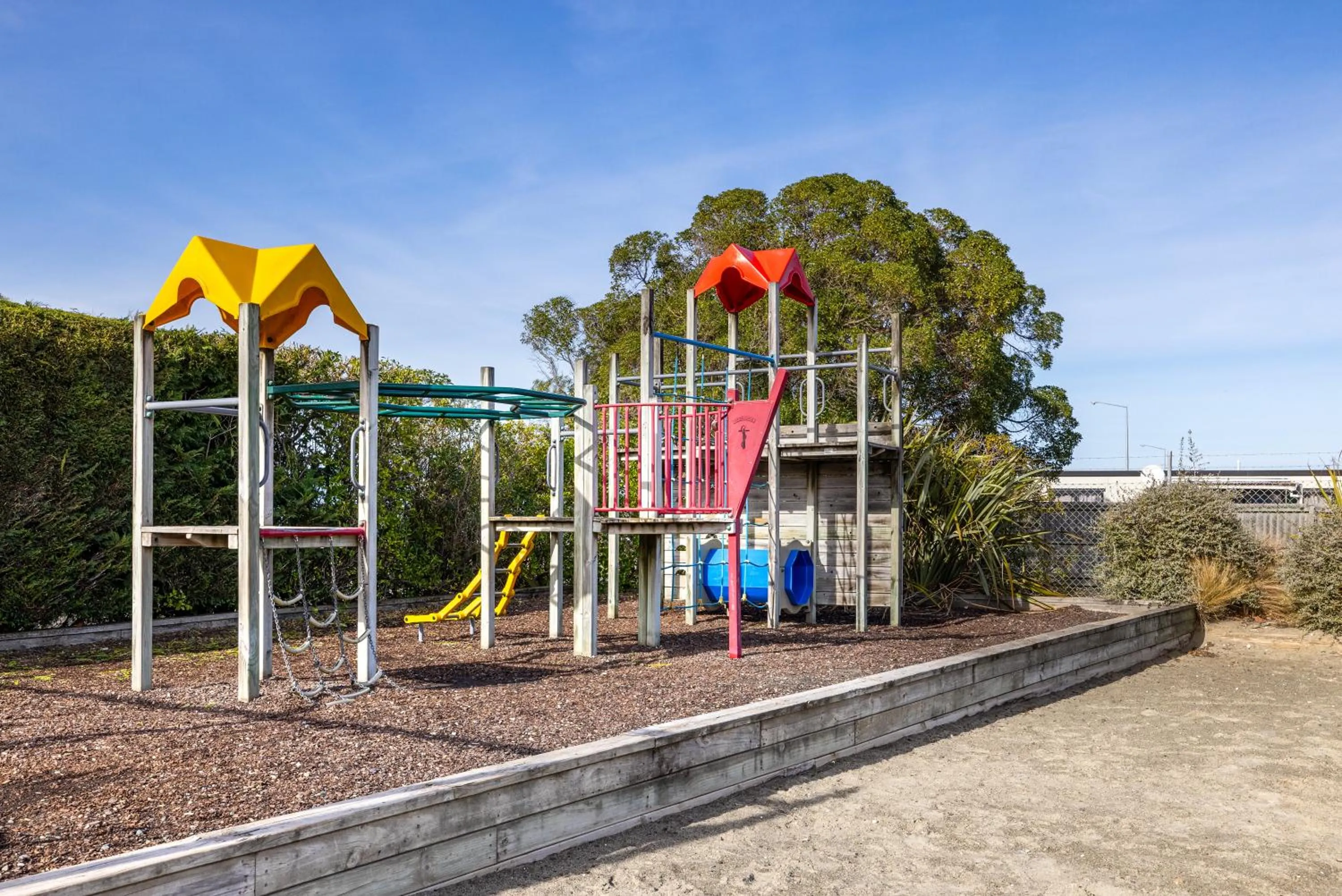 Children play ground in Kaikōura TOP 10 Holiday Park