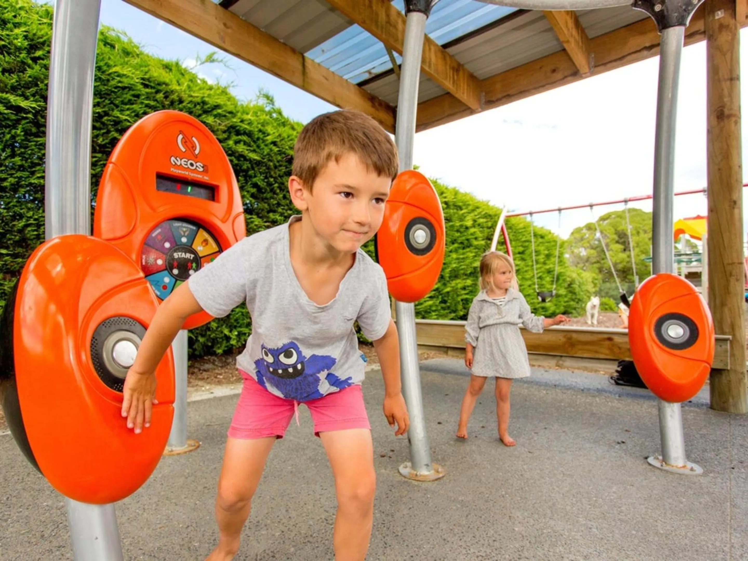Children play ground in Kaikōura TOP 10 Holiday Park